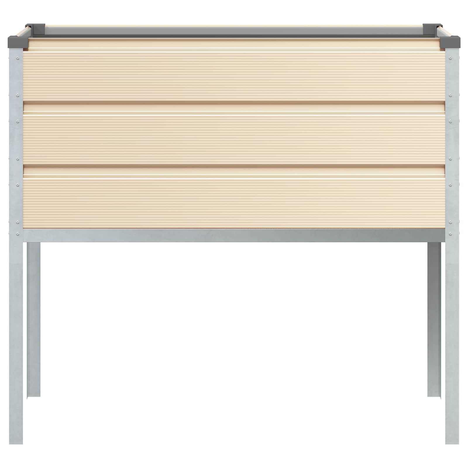Plantenbak Ivoor 100 x 45 x 90 cm Gegalvaniseerd staal is nu te koop bij PeponiXL, paradijselijk wonen!