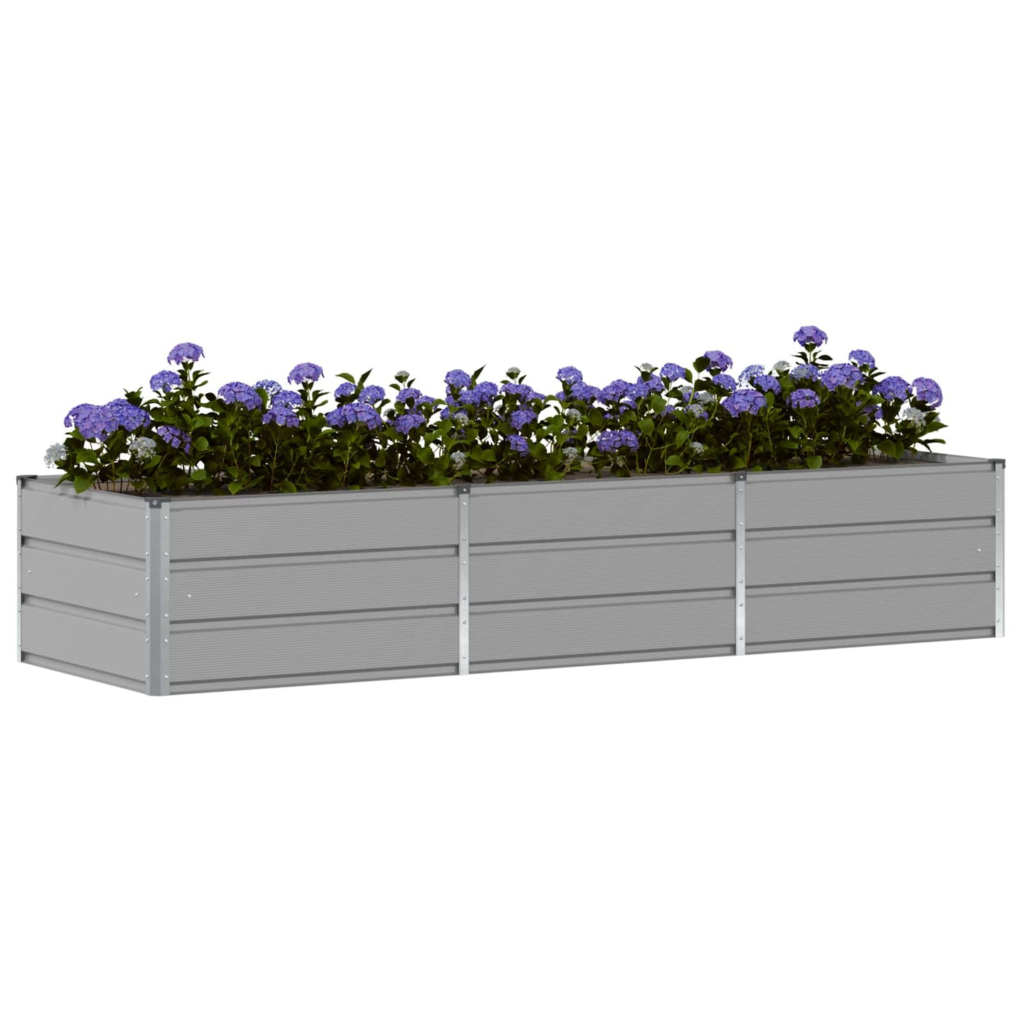 Plantenbak Lichtgrijs 240 x 80 x 45 cm Staal is nu te koop bij PeponiXL, paradijselijk wonen!