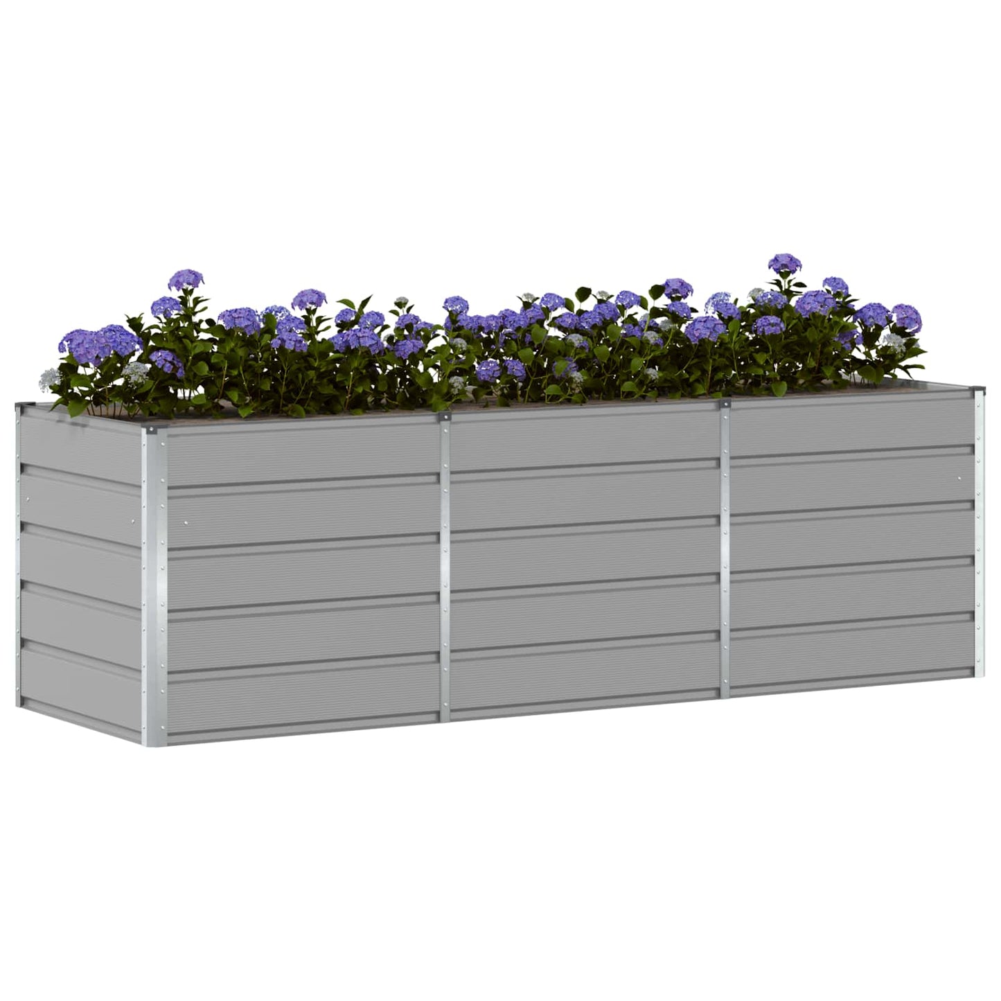 Plantenbak Lichtgrijs 240 x 80 x 75 cm Staal is nu te koop bij PeponiXL, paradijselijk wonen!