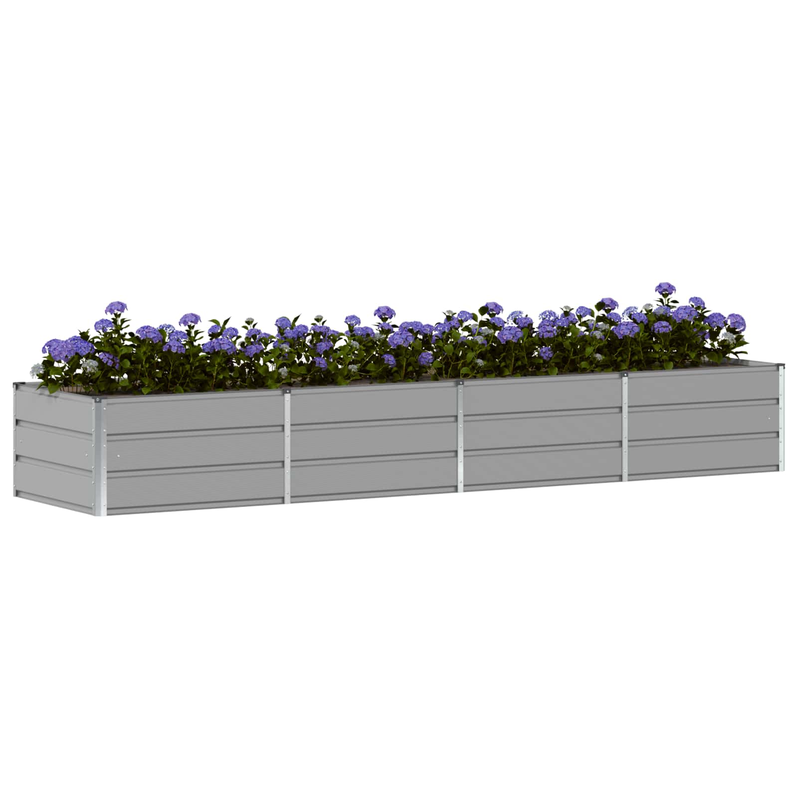 Plantenbak Lichtgrijs 320 x 80 x 45 cm Staal is nu te koop bij PeponiXL, paradijselijk wonen!
