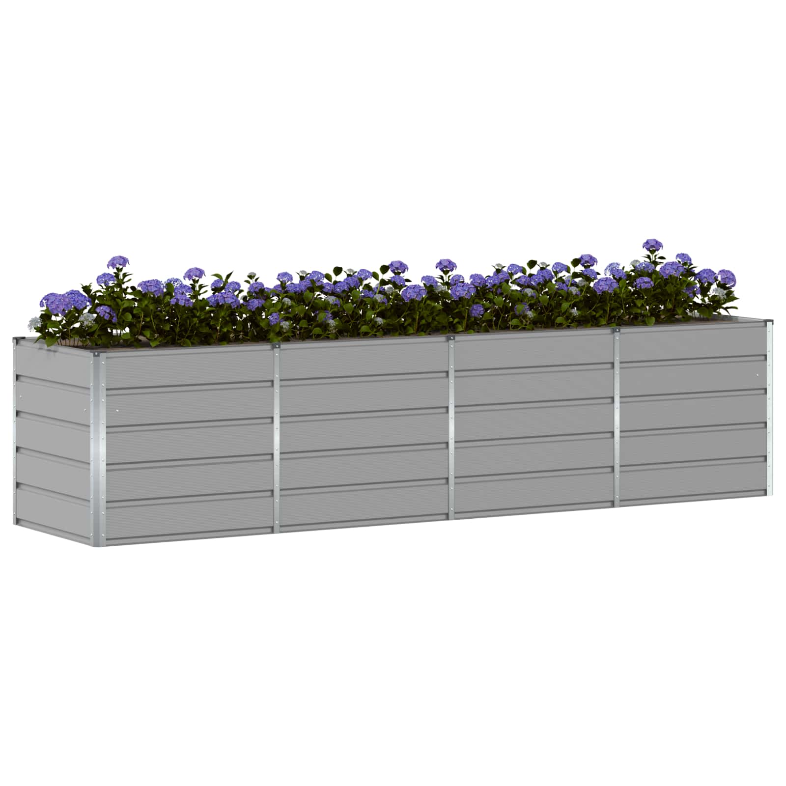 Plantenbak Lichtgrijs 320 x 80 x 75 cm Staal is nu te koop bij PeponiXL, paradijselijk wonen!