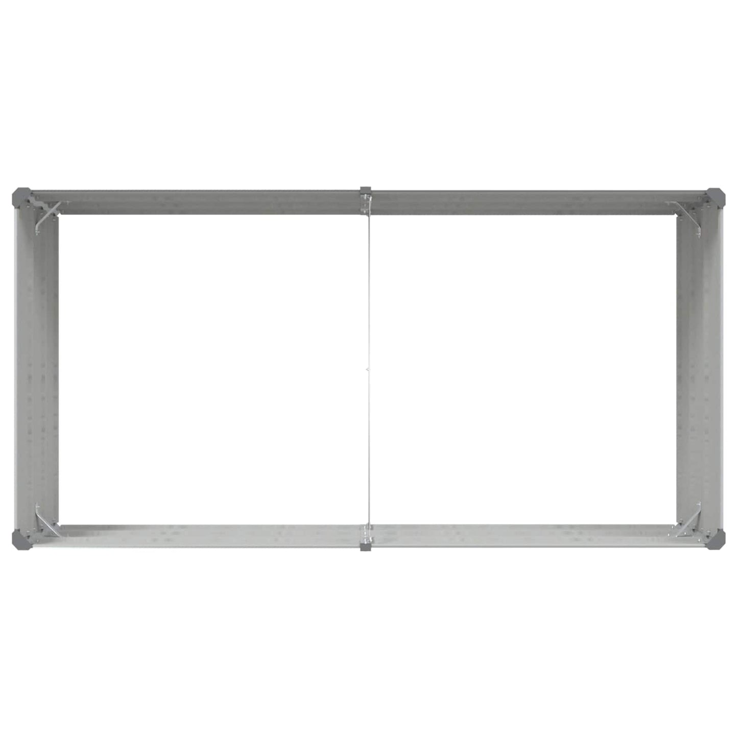 Plantenbak Lichtgrijs 195 x 100 x 45 cm Gegalvaniseerd staal is nu te koop bij PeponiXL, paradijselijk wonen!
