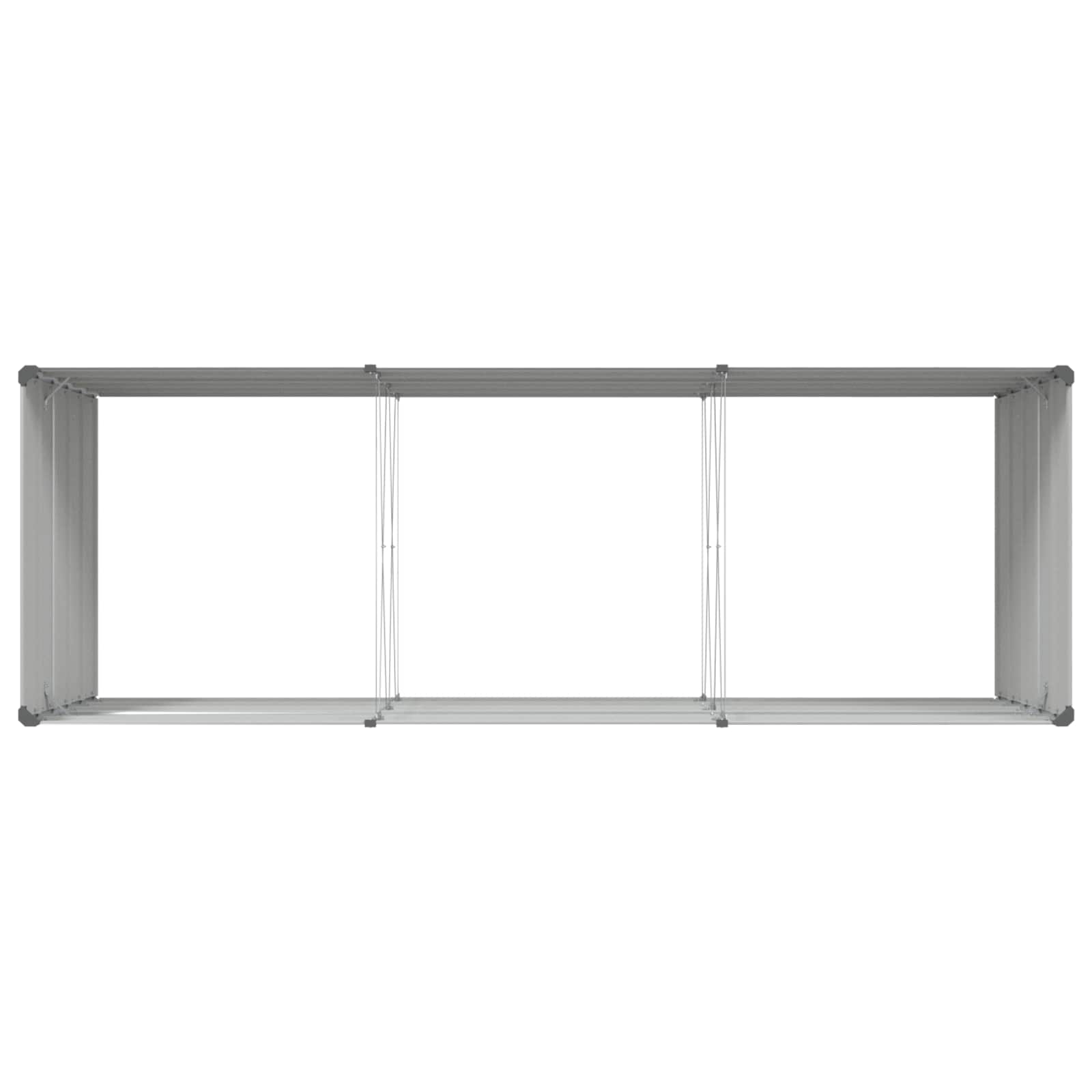 Plantenbak Lichtgrijs 290 x 100 x 75 cm Gegalvaniseerd staal is nu te koop bij PeponiXL, paradijselijk wonen!