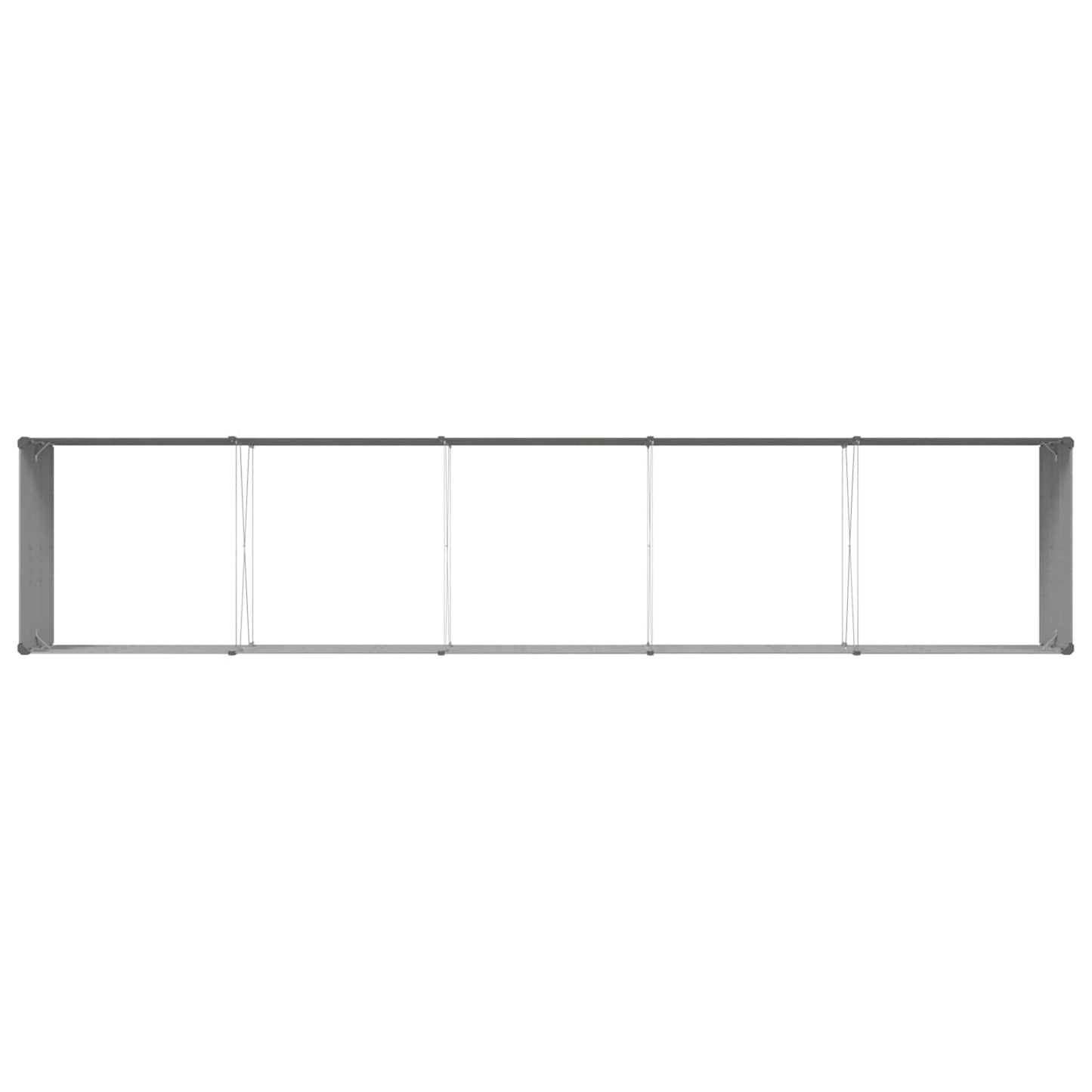 Plantenbak Lichtgrijs 480 x 100 x 45 cm Gegalvaniseerd staal is nu te koop bij PeponiXL, paradijselijk wonen!