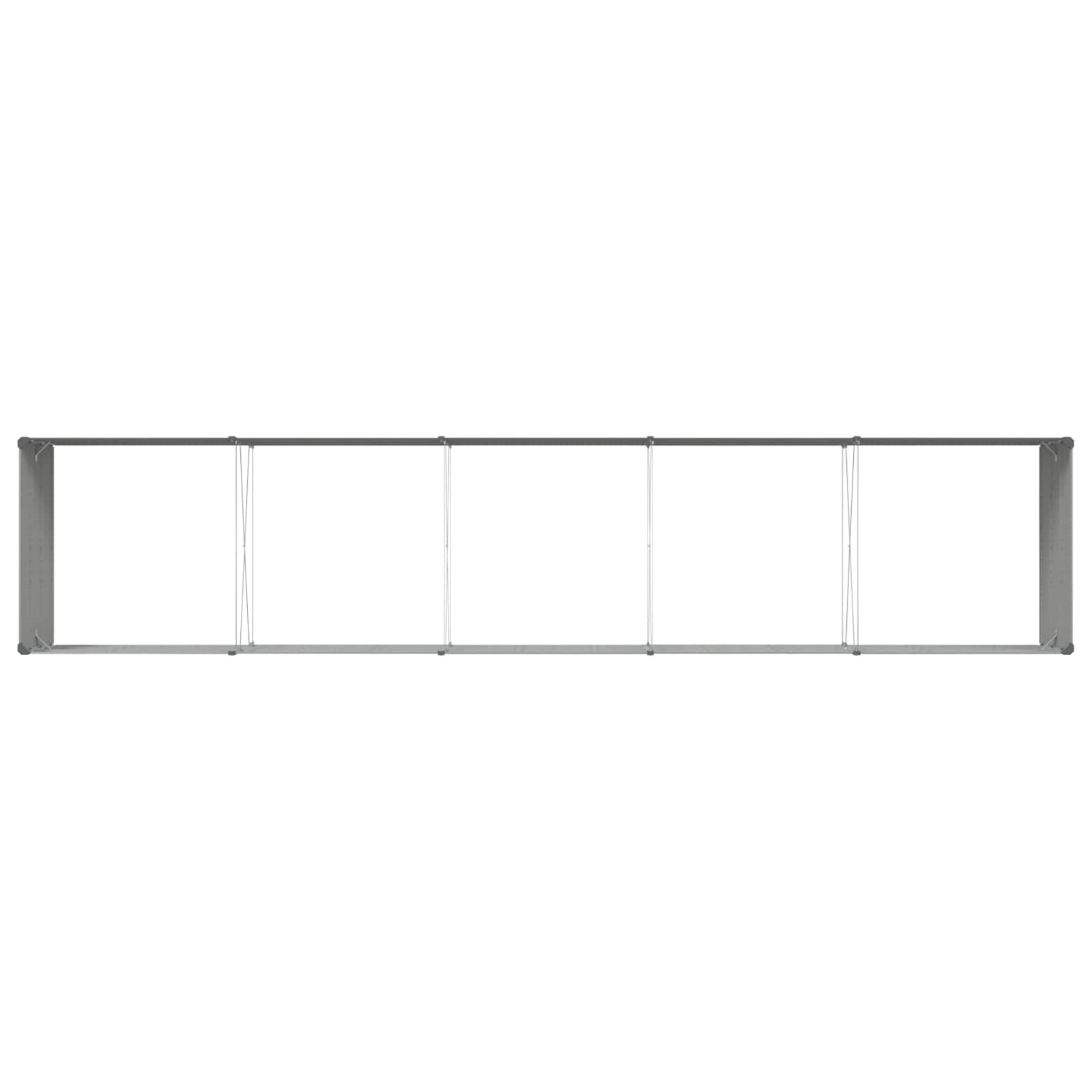 Plantenbak Lichtgrijs 480 x 100 x 45 cm Gegalvaniseerd staal is nu te koop bij PeponiXL, paradijselijk wonen!