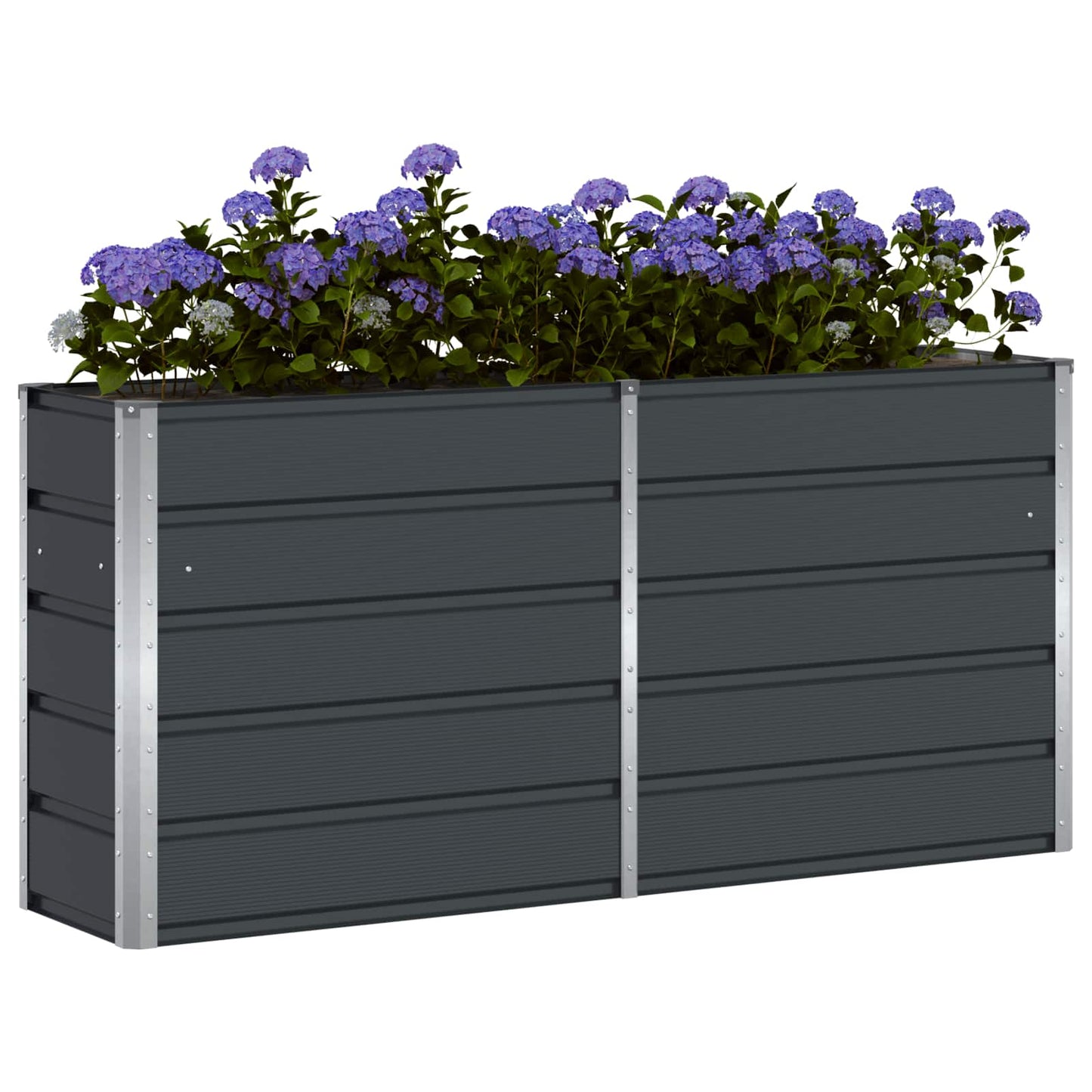 Plantenbak Antraciet 160 x 40 x 75 cm Staal is nu te koop bij PeponiXL, paradijselijk wonen!