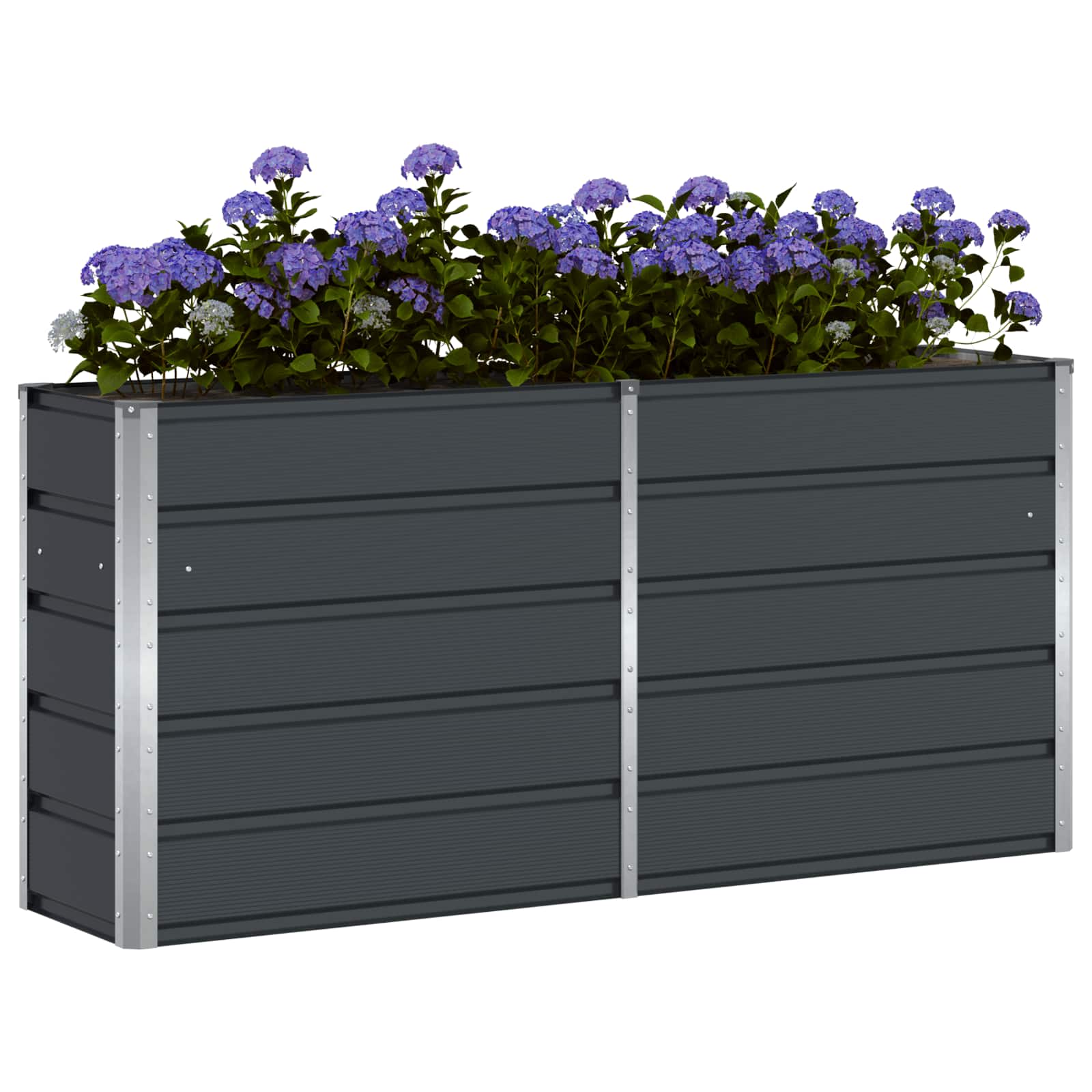 Plantenbak Antraciet 160 x 40 x 75 cm Staal is nu te koop bij PeponiXL, paradijselijk wonen!