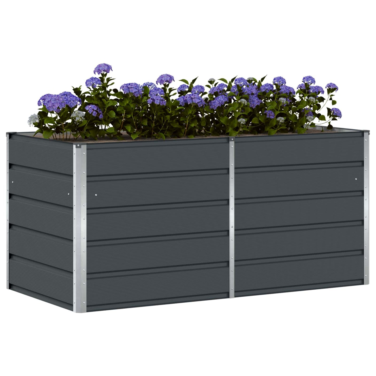 Plantenbak Antraciet 160 x 80 x 75 cm Staal is nu te koop bij PeponiXL, paradijselijk wonen!