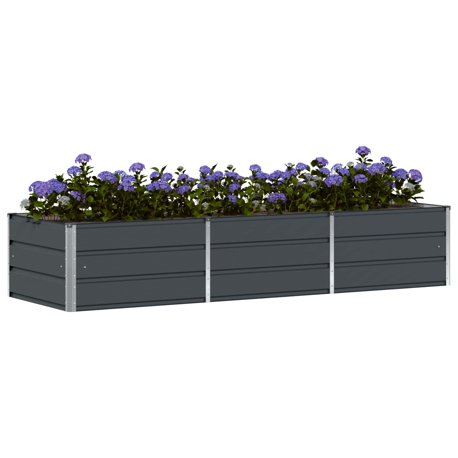 Plantenbak Antraciet 240 x 80 x 45 cm Staal is nu te koop bij PeponiXL, paradijselijk wonen!