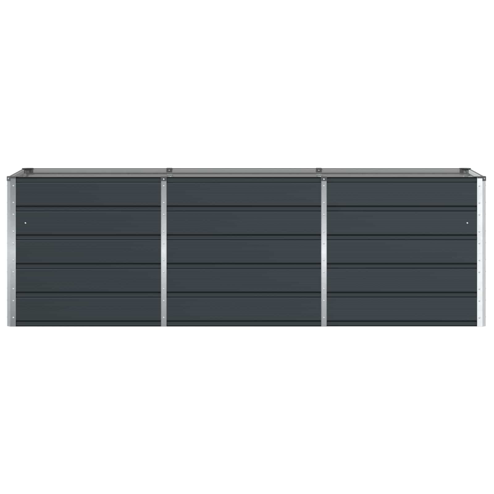 Plantenbak Antraciet 240 x 80 x 75 cm Staal is nu te koop bij PeponiXL, paradijselijk wonen!
