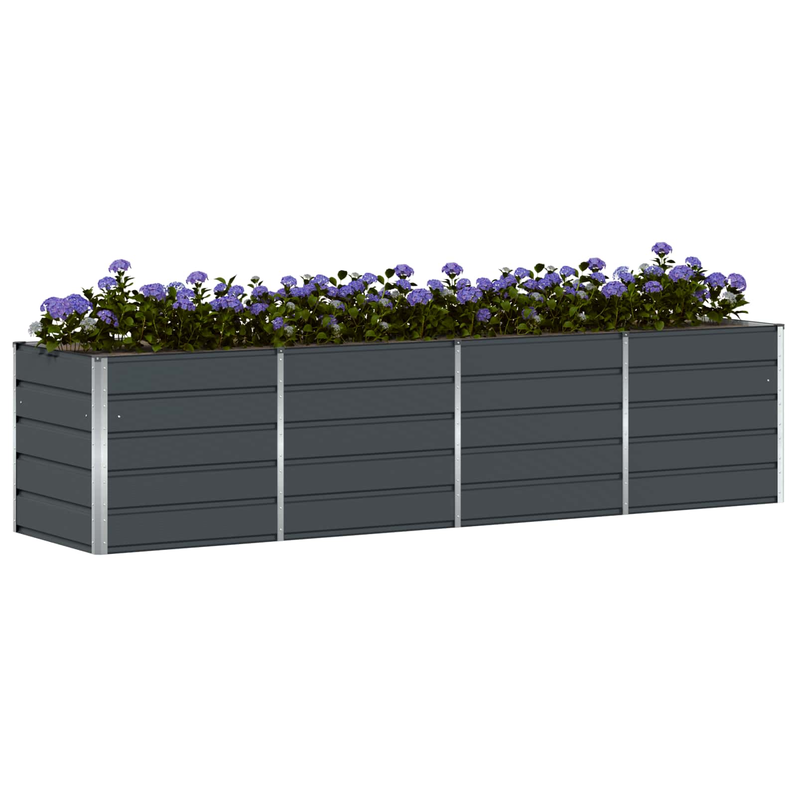 Plantenbak Antraciet 320 x 80 x 75 cm Staal is nu te koop bij PeponiXL, paradijselijk wonen!