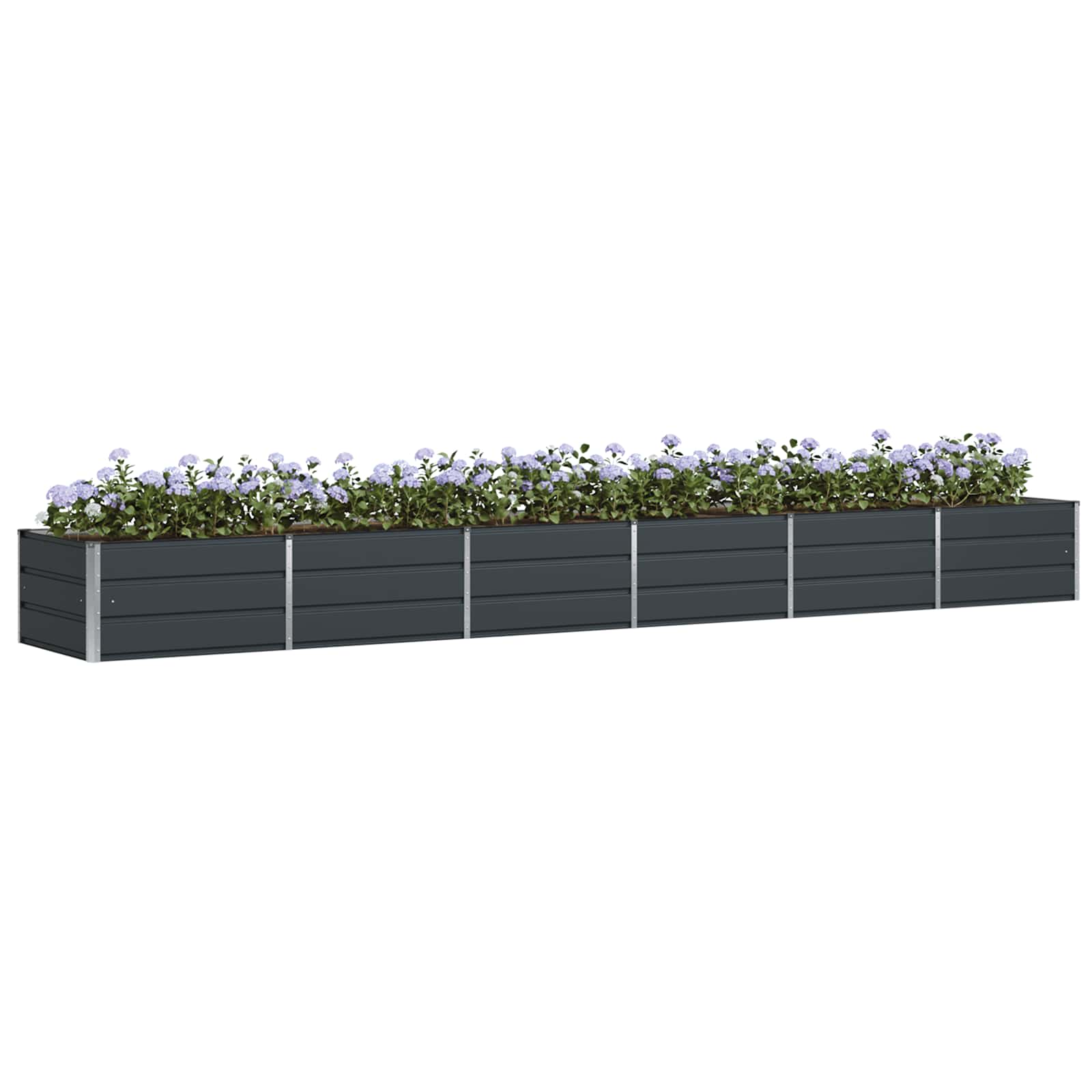 Plantenbak Antraciet 480 x 80 x 45 cm Staal is nu te koop bij PeponiXL, paradijselijk wonen!