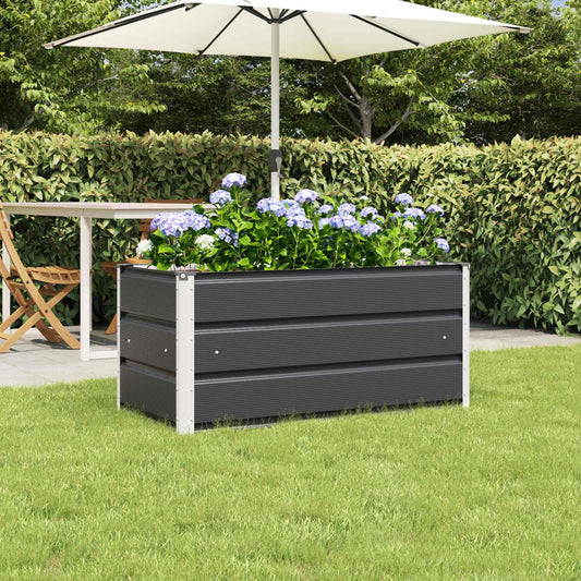 Plantenbak Antraciet 100 x 50 x 45 cm Gegalvaniseerd staal is nu te koop bij PeponiXL, paradijselijk wonen!