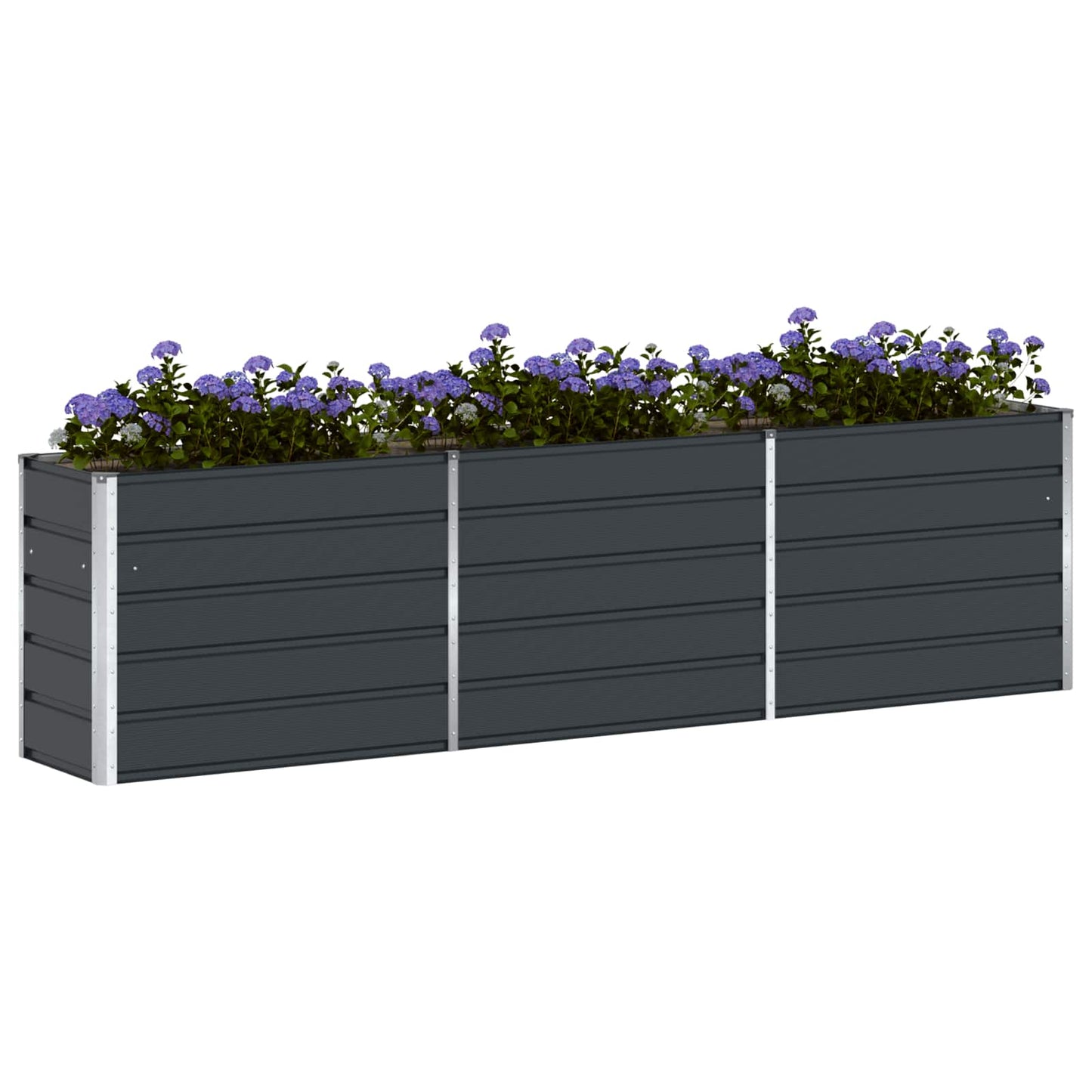 Plantenbak Antraciet 290 x 50 x 75 cm Gegalvaniseerd staal is nu te koop bij PeponiXL, paradijselijk wonen!