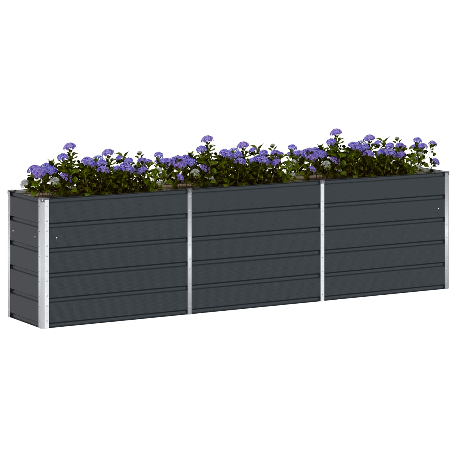 Plantenbak Antraciet 290 x 50 x 75 cm Gegalvaniseerd staal is nu te koop bij PeponiXL, paradijselijk wonen!