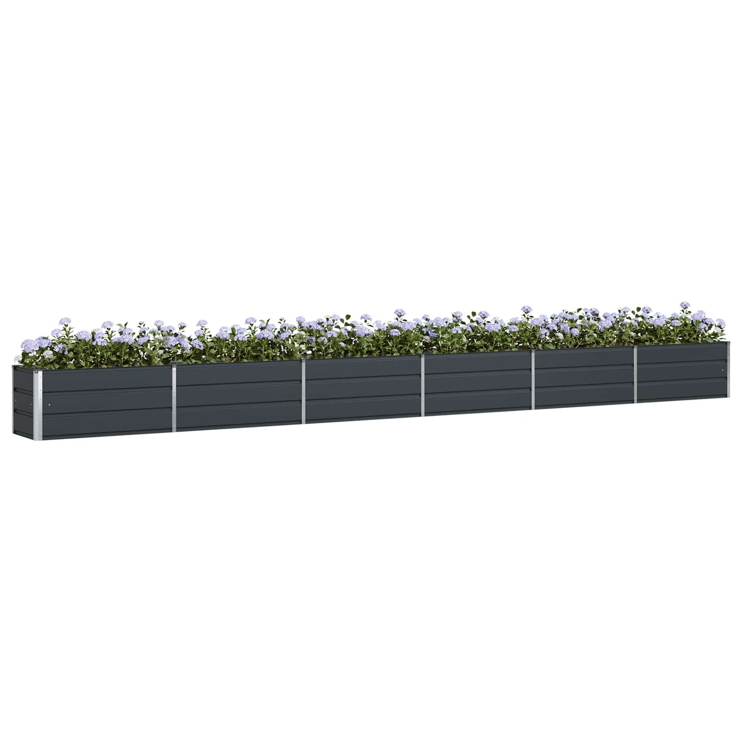 Plantenbak Antraciet 580 x 50 x 45 cm Gegalvaniseerd staal is nu te koop bij PeponiXL, paradijselijk wonen!