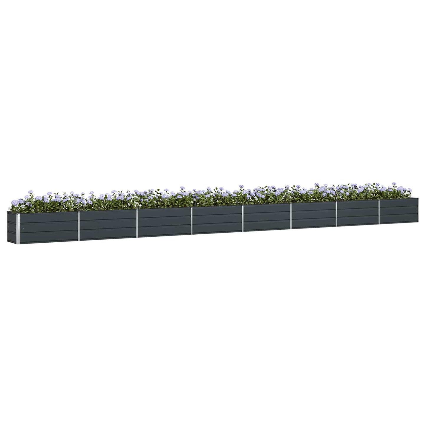 Plantenbak Antraciet 770 x 50 x 45 cm Gegalvaniseerd staal is nu te koop bij PeponiXL, paradijselijk wonen!