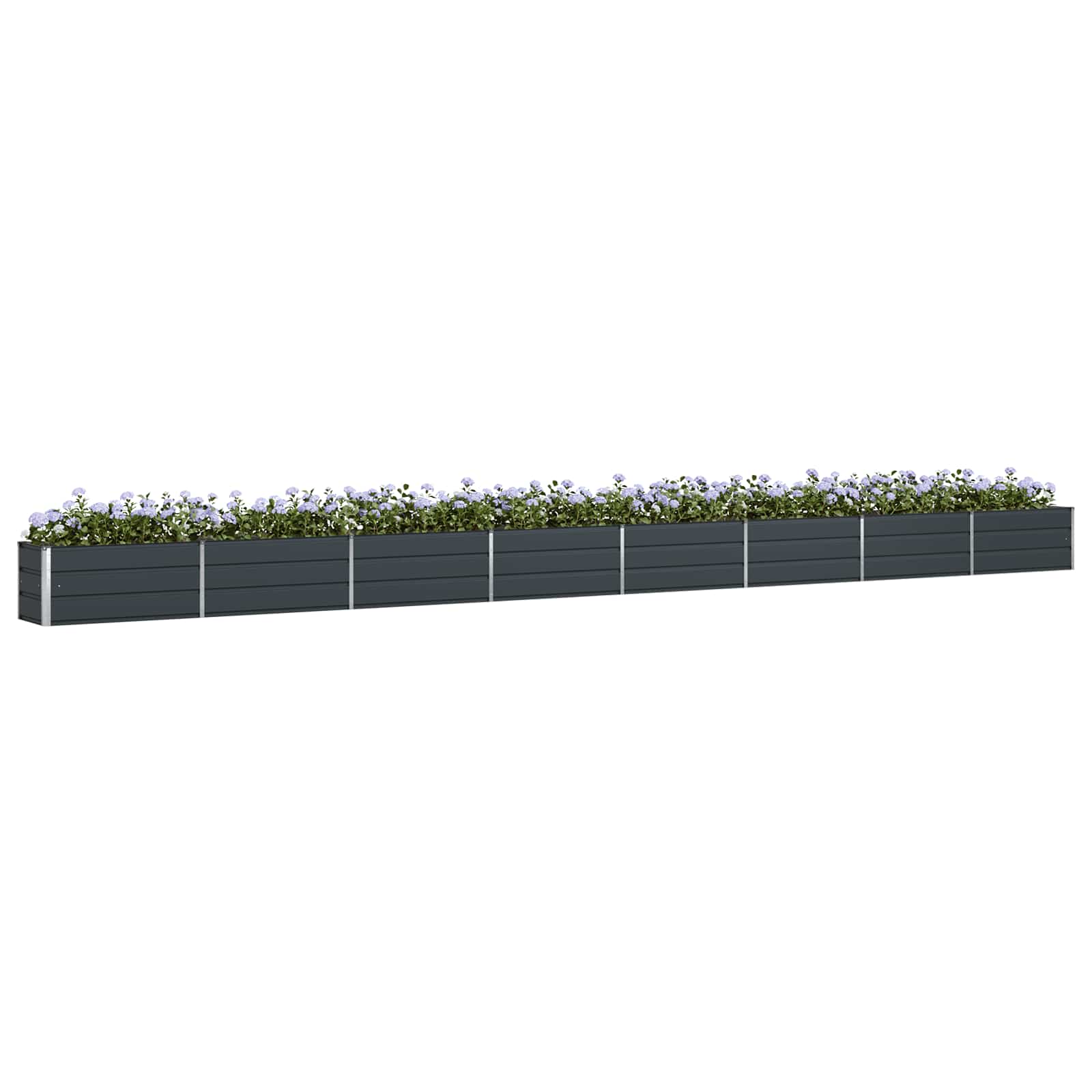 Plantenbak Antraciet 770 x 50 x 45 cm Gegalvaniseerd staal is nu te koop bij PeponiXL, paradijselijk wonen!