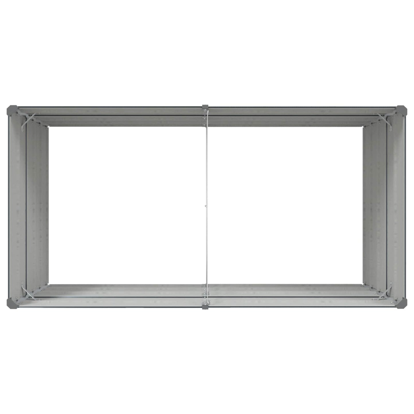 Plantenbak Antraciet 195 x 100 x 75 cm Gegalvaniseerd staal is nu te koop bij PeponiXL, paradijselijk wonen!