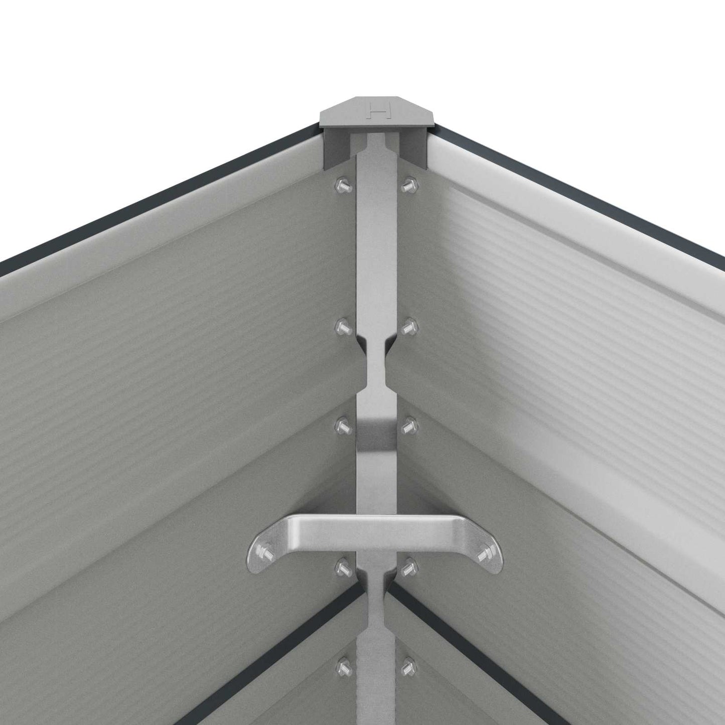 Plantenbak Antraciet 195 x 100 x 45 cm Gegalvaniseerd staal is nu te koop bij PeponiXL, paradijselijk wonen!