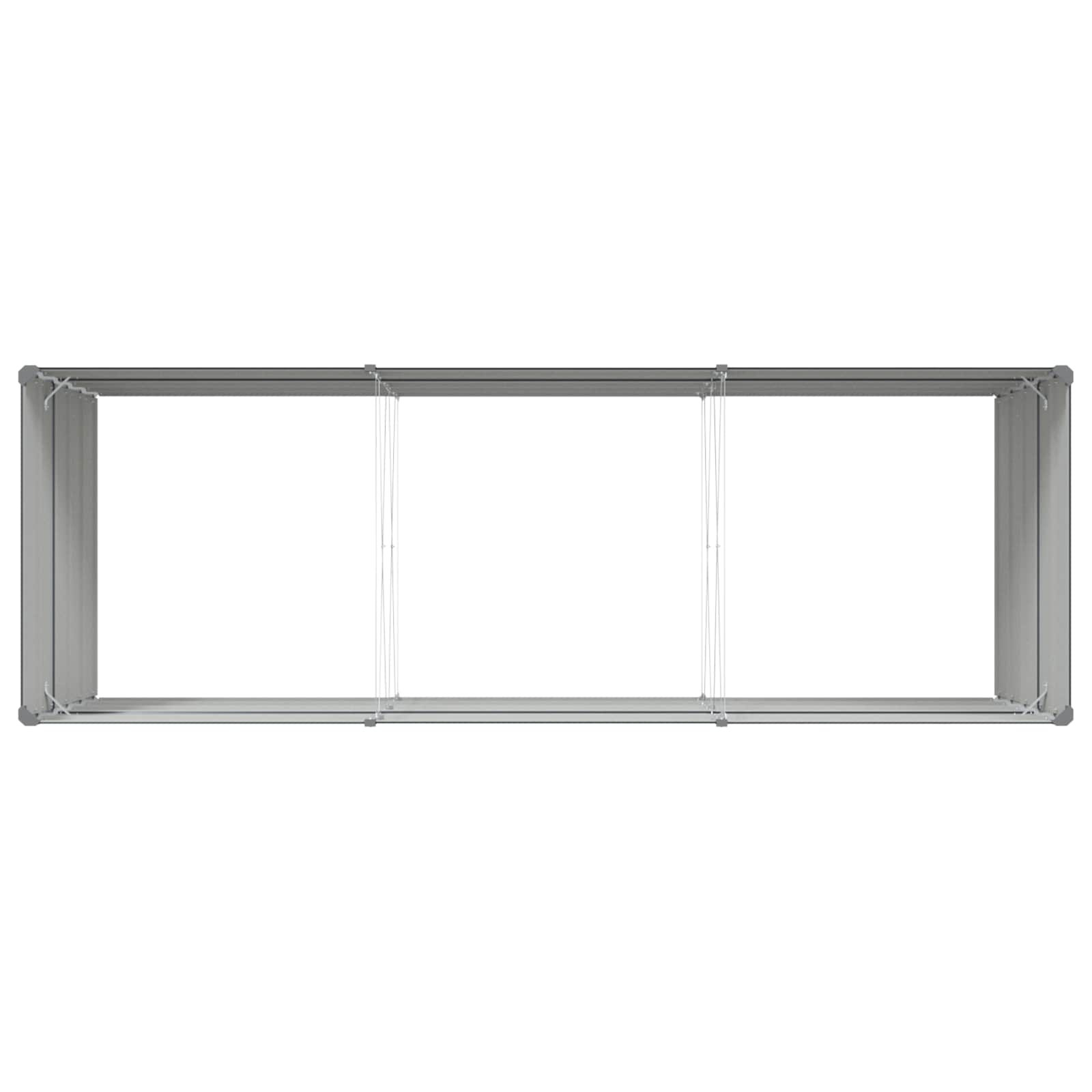 Plantenbak Antraciet 195 x 100 x 45 cm Gegalvaniseerd staal is nu te koop bij PeponiXL, paradijselijk wonen!