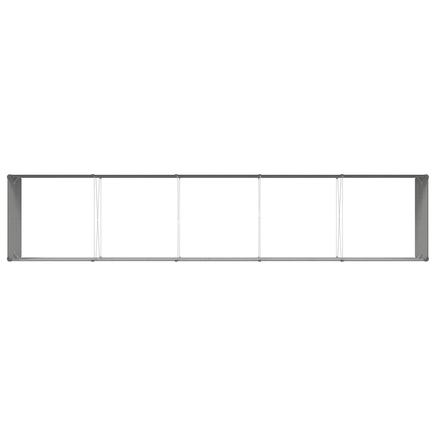 Plantenbak Antraciet 480 x 100 x 45 cm Gegalvaniseerd staal is nu te koop bij PeponiXL, paradijselijk wonen!