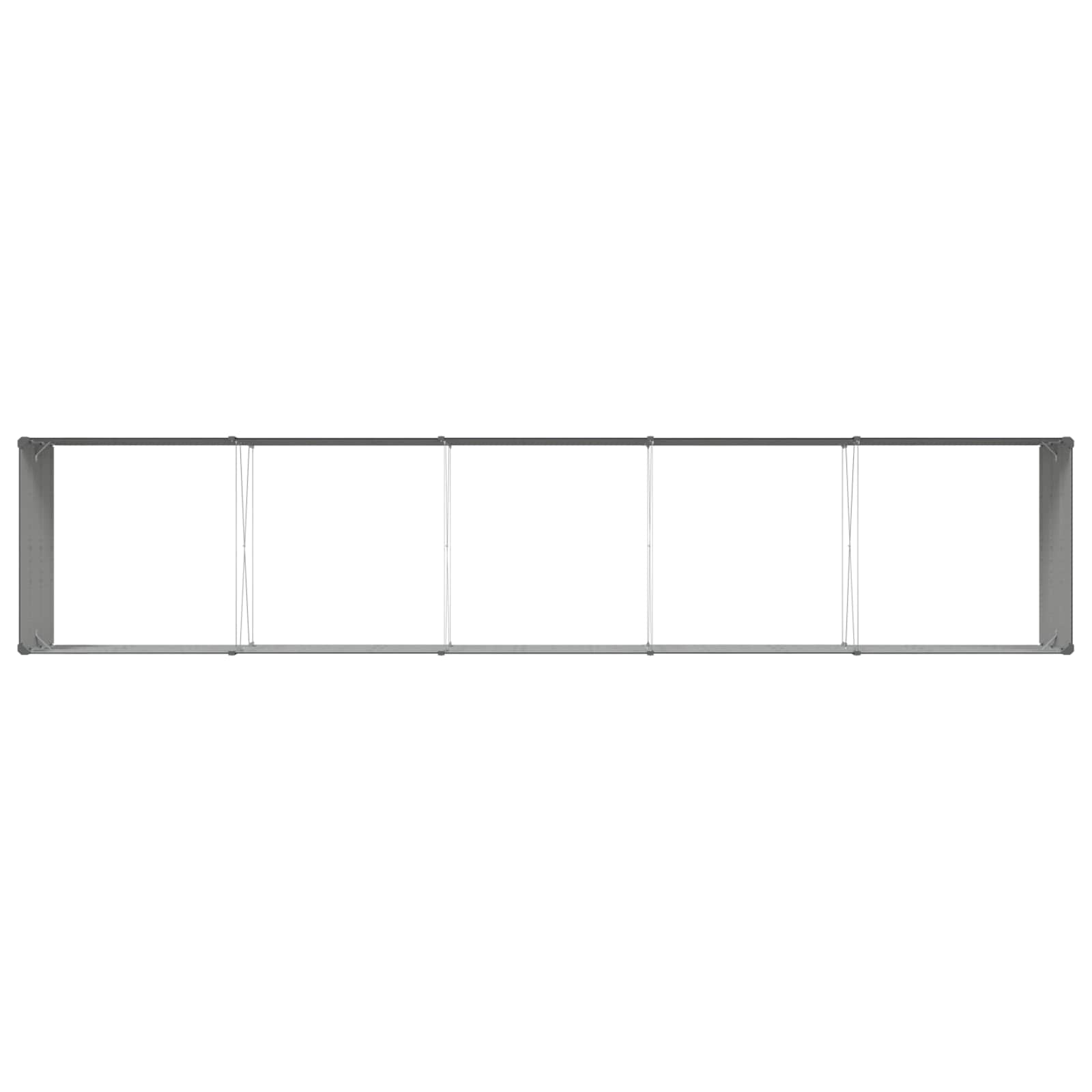 Plantenbak Antraciet 480 x 100 x 45 cm Gegalvaniseerd staal is nu te koop bij PeponiXL, paradijselijk wonen!