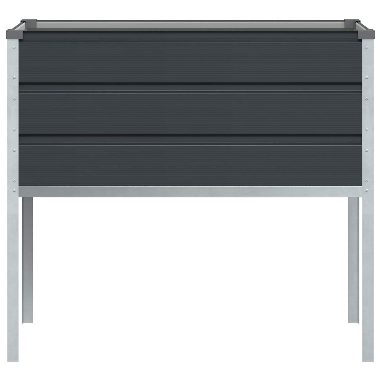 Plantenbak Antraciet 100 x 45 x 90 cm Gegalvaniseerd staal is nu te koop bij PeponiXL, paradijselijk wonen!
