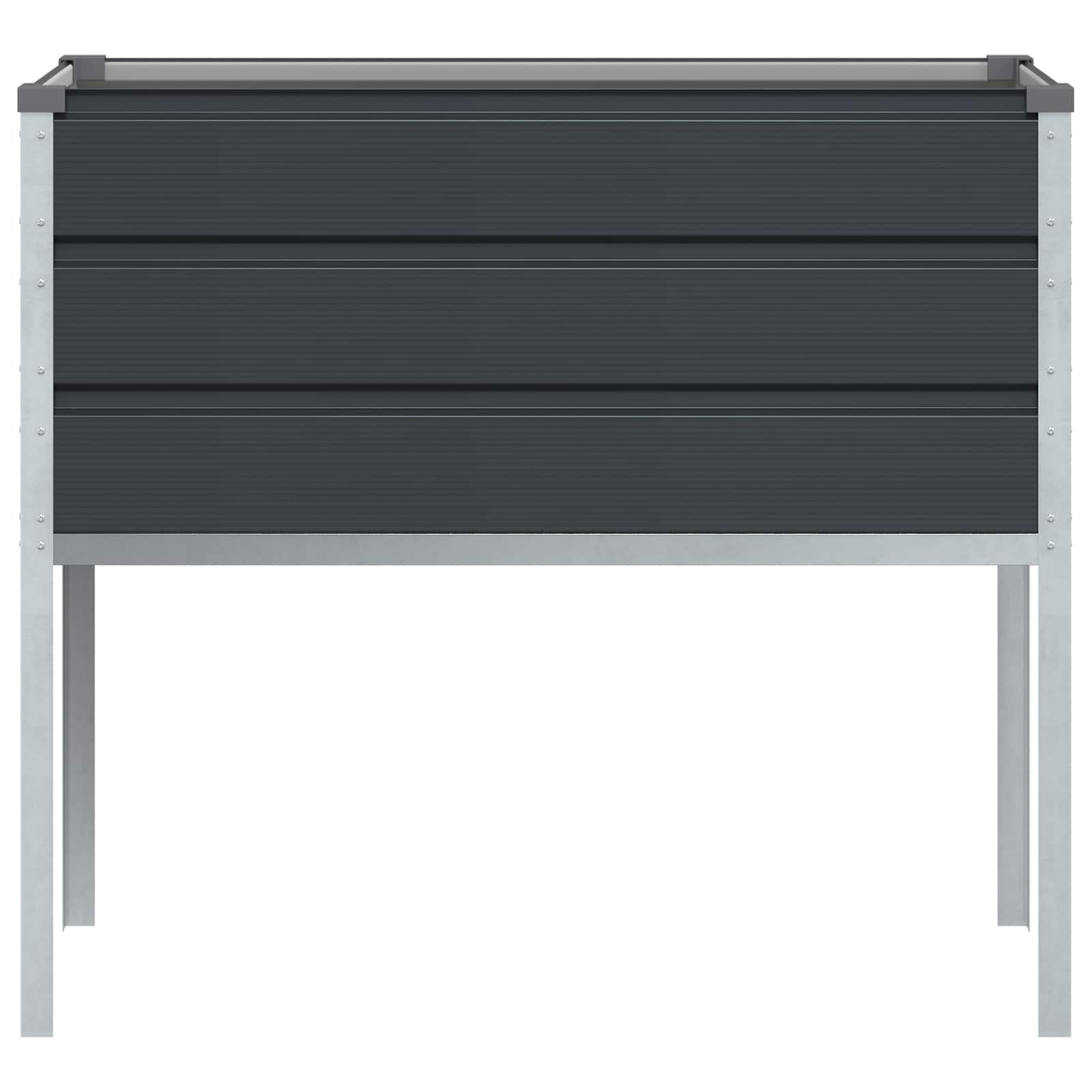 Plantenbak Antraciet 100 x 45 x 90 cm Gegalvaniseerd staal is nu te koop bij PeponiXL, paradijselijk wonen!