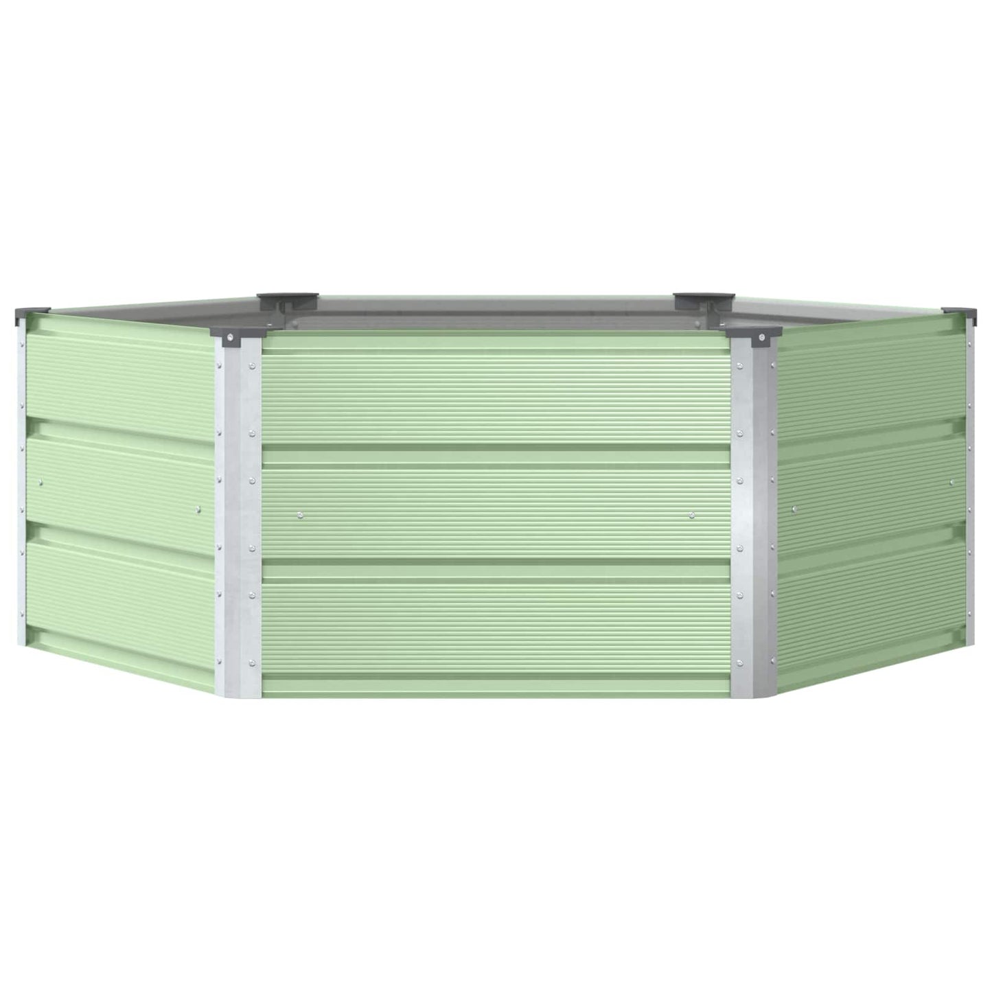 Plantenbak Pastel Groen 129 x 129 x 45 cm Staal is nu te koop bij PeponiXL, paradijselijk wonen!