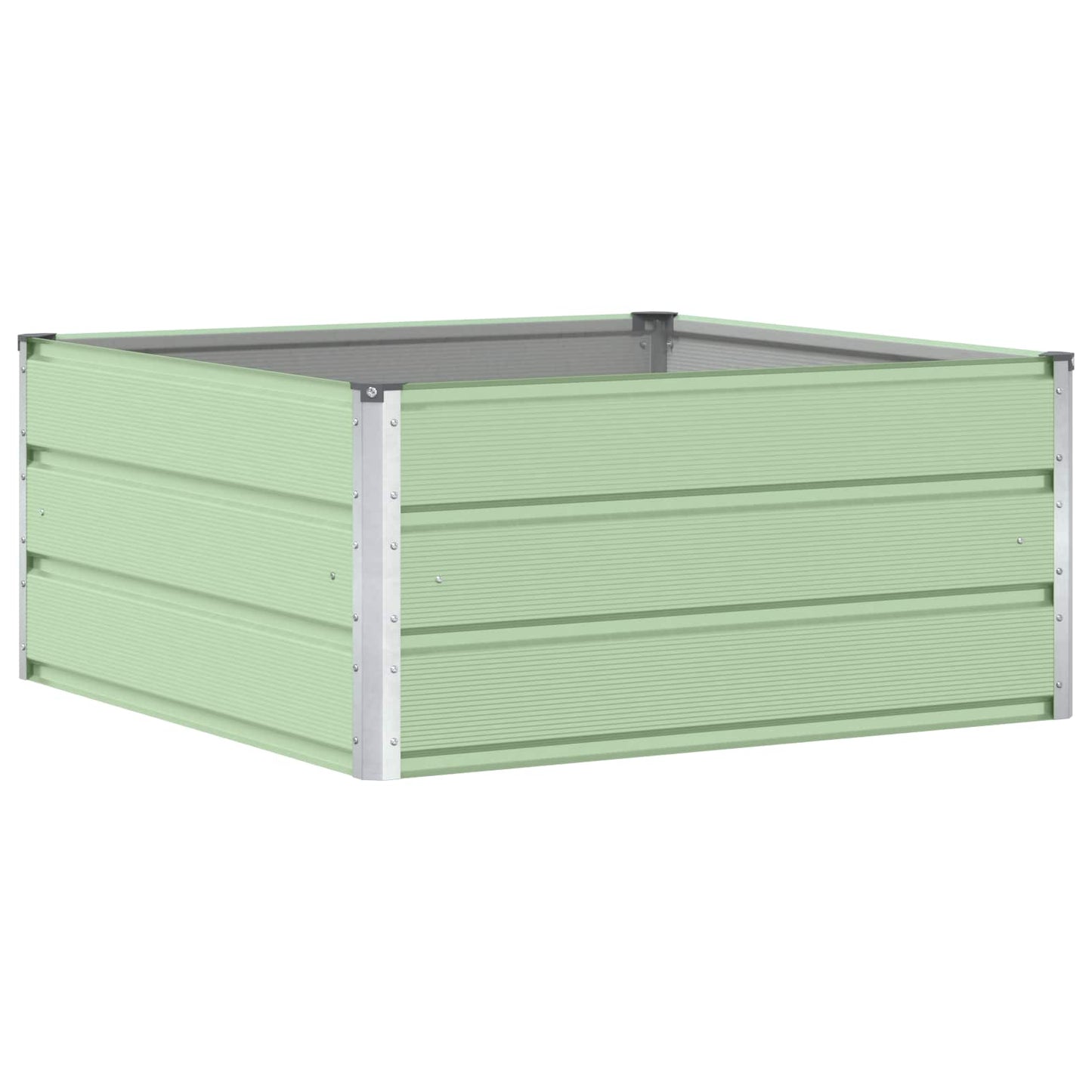 Plantenbak Pastelgroen 100 x 100 x 45 cm Staal is nu te koop bij PeponiXL, paradijselijk wonen!