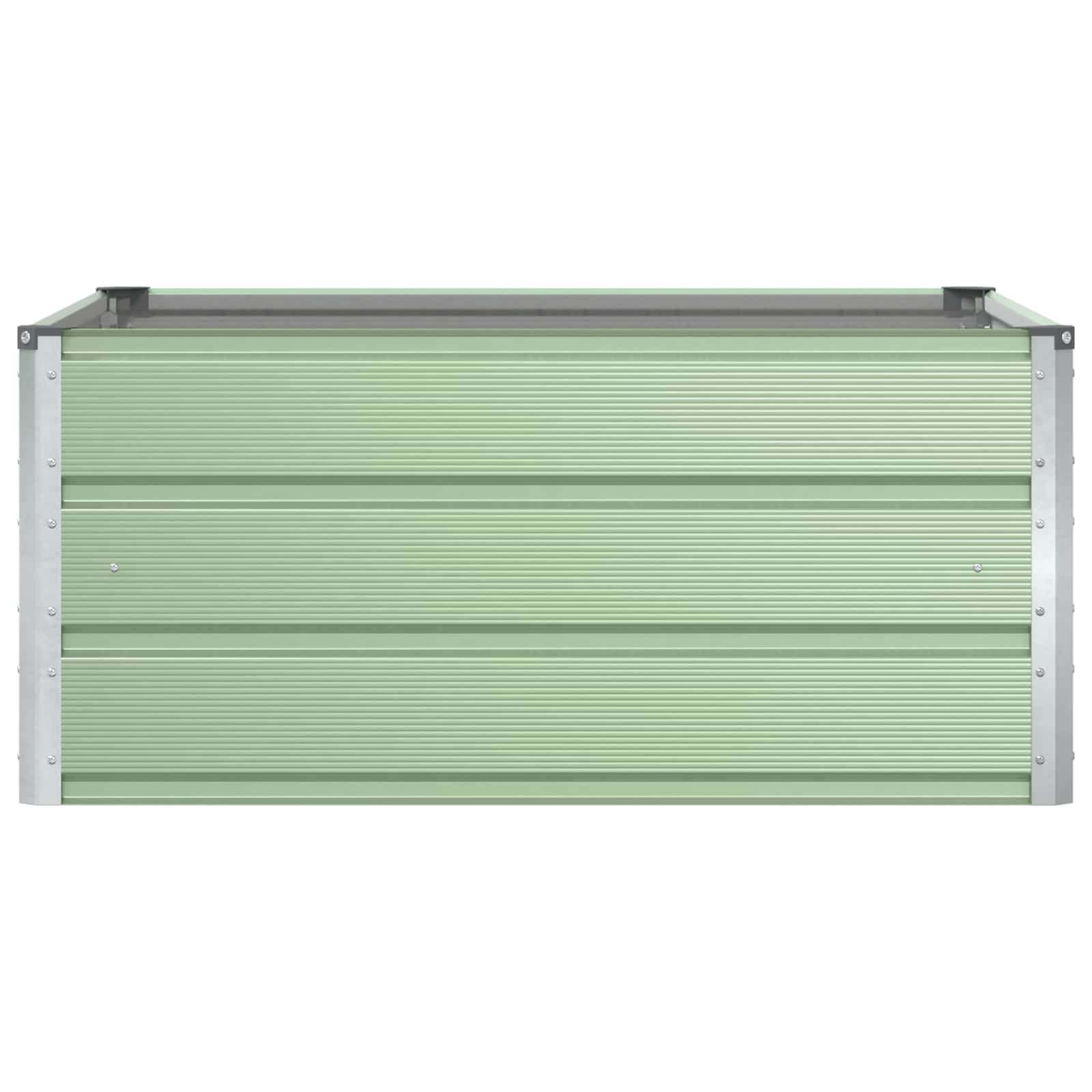 Plantenbak Pastelgroen 100 x 100 x 45 cm Staal is nu te koop bij PeponiXL, paradijselijk wonen!