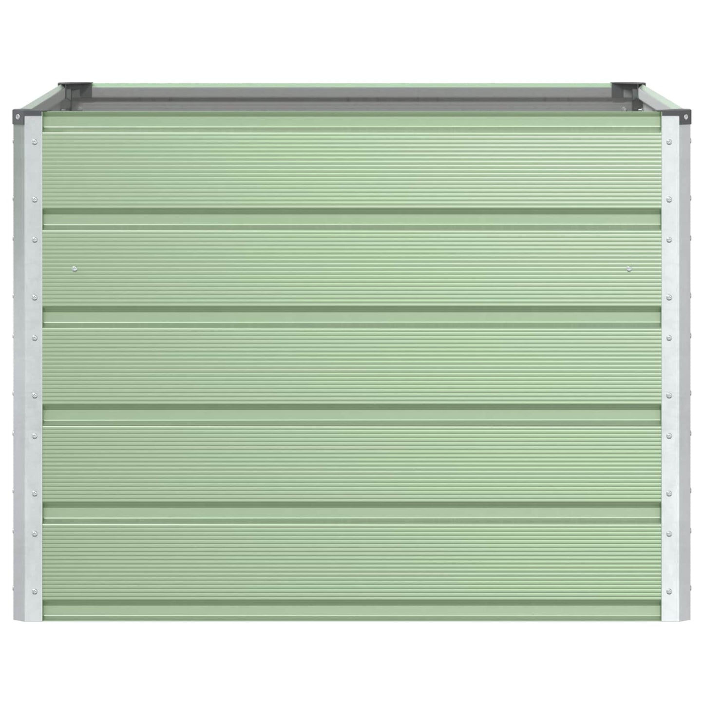 Plantenbak Pastelgroen 100 x 100 x 75 cm Staal is nu te koop bij PeponiXL, paradijselijk wonen!