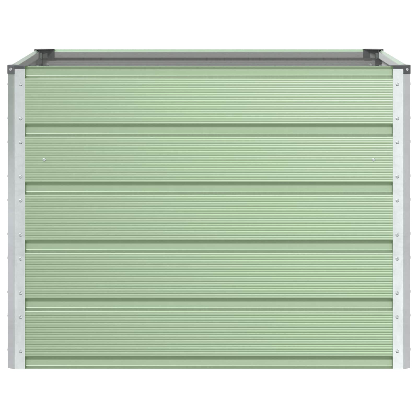 Plantenbak Pastelgroen 100 x 100 x 75 cm Staal is nu te koop bij PeponiXL, paradijselijk wonen!