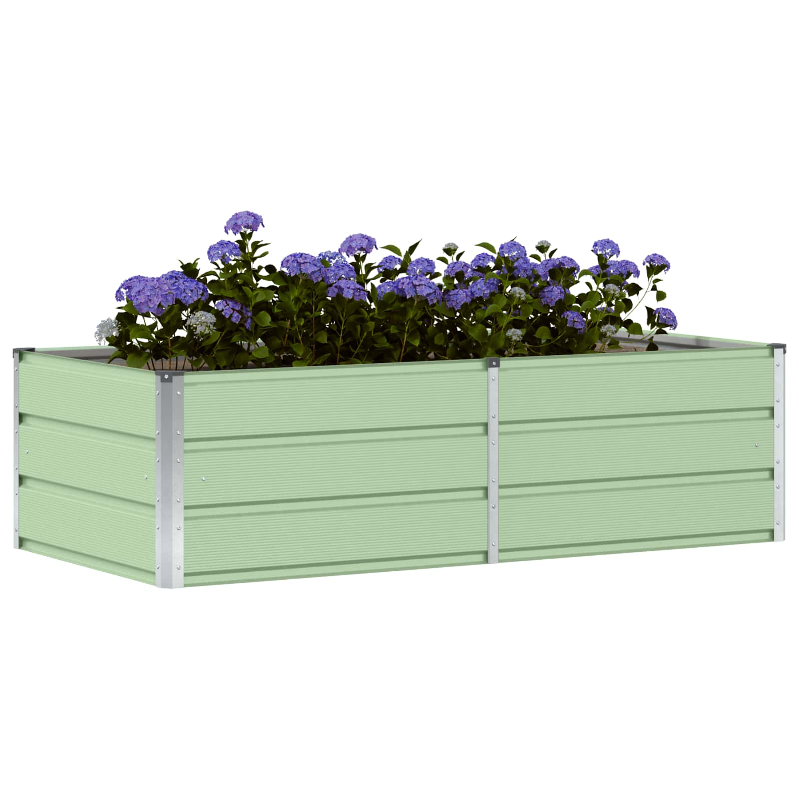 Plantenbak Groen 160 x 80 x 45 cm Staal is nu te koop bij PeponiXL, paradijselijk wonen!