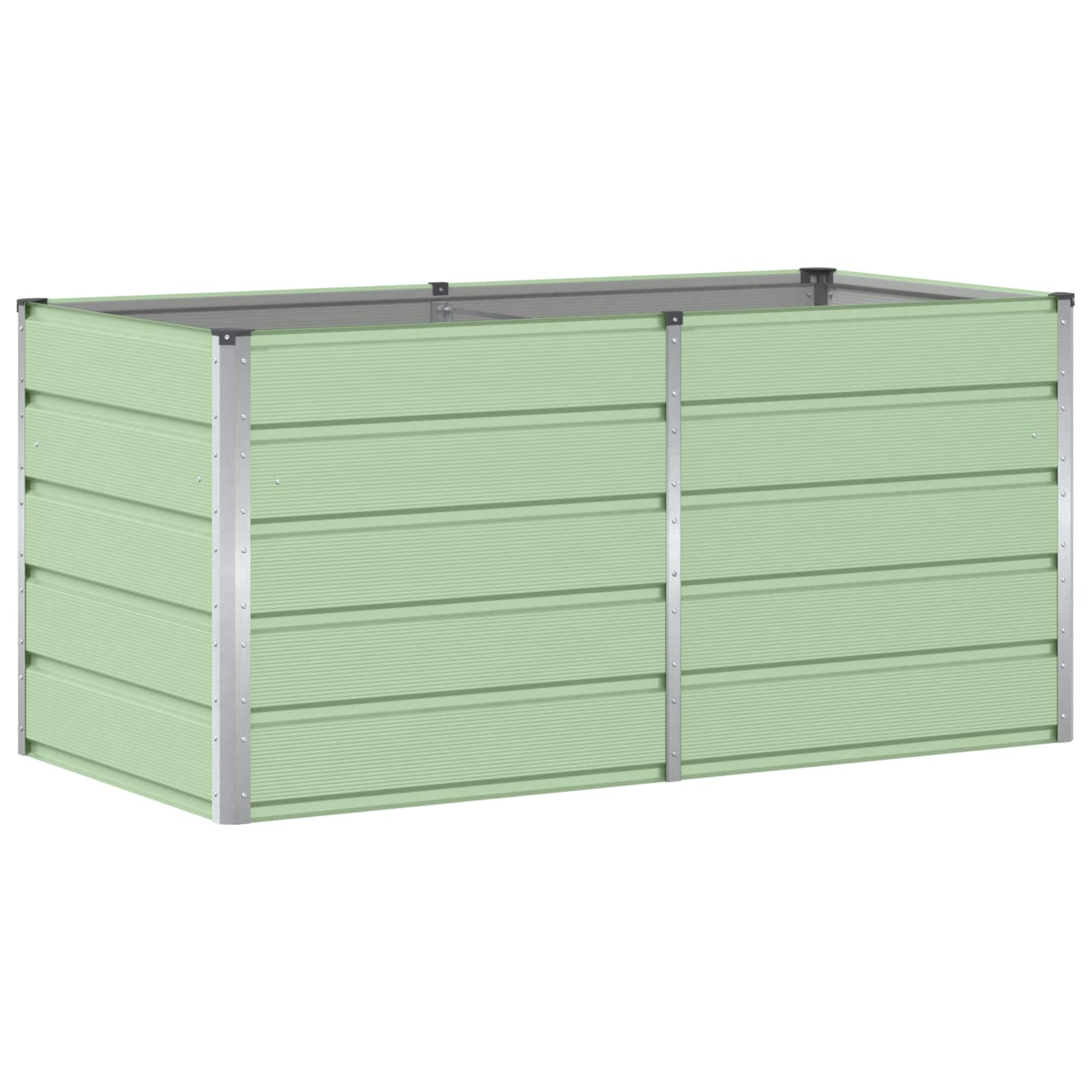 Plantenbak Groen 160 x 80 x 75 cm Staal is nu te koop bij PeponiXL, paradijselijk wonen!