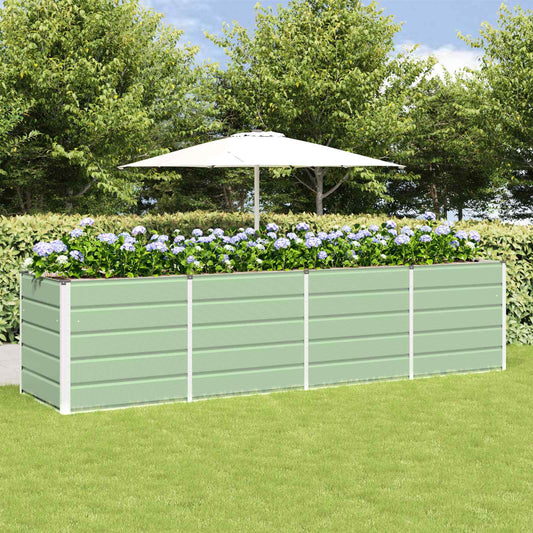 Plantenbak Groen 240 x 80 x 75 cm Staal is nu te koop bij PeponiXL, paradijselijk wonen!