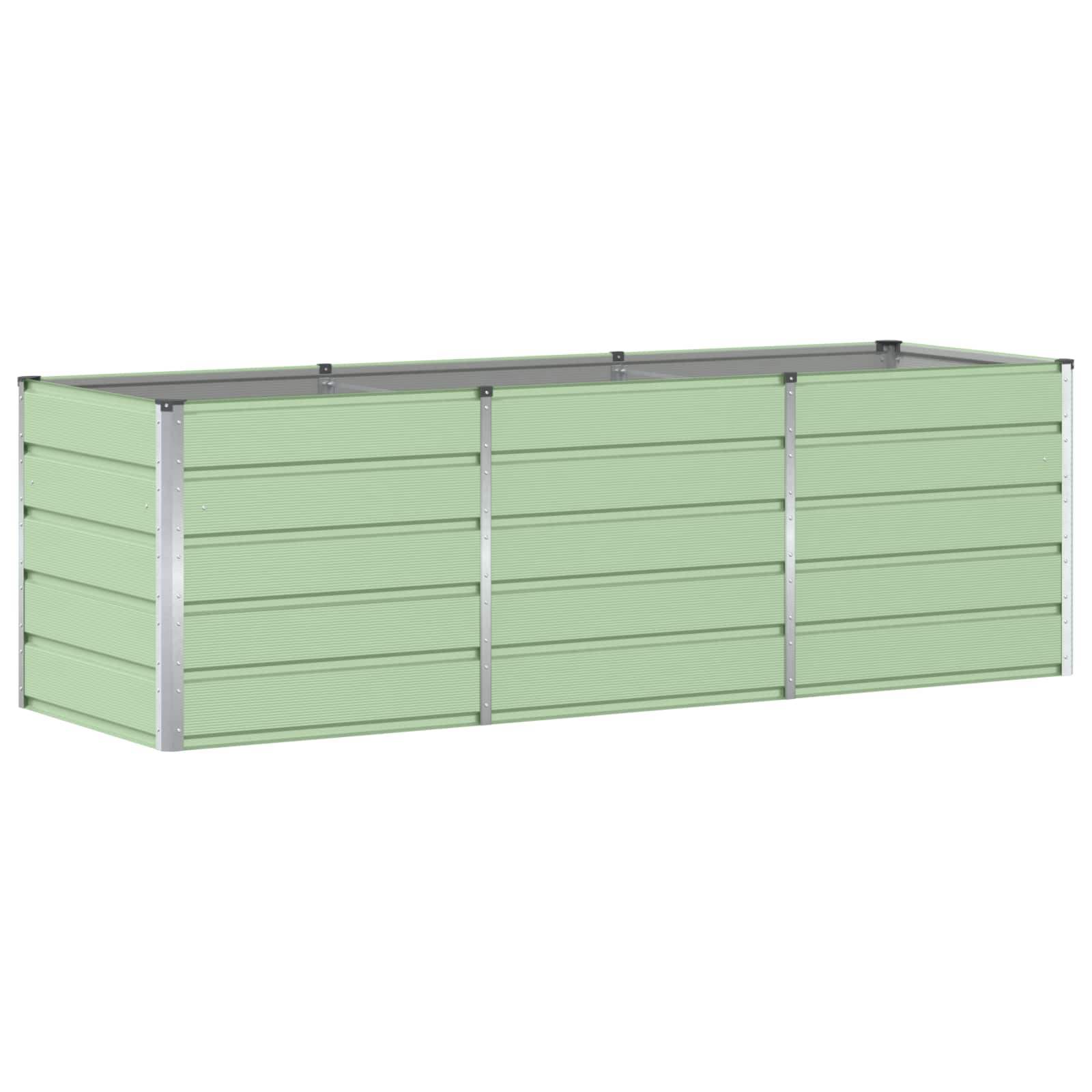 Plantenbak Groen 240 x 80 x 75 cm Staal is nu te koop bij PeponiXL, paradijselijk wonen!
