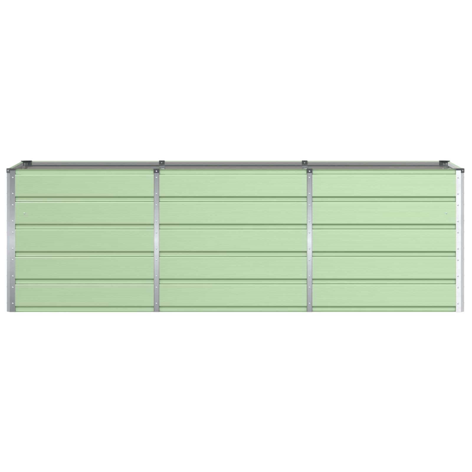 Plantenbak Groen 240 x 80 x 75 cm Staal is nu te koop bij PeponiXL, paradijselijk wonen!