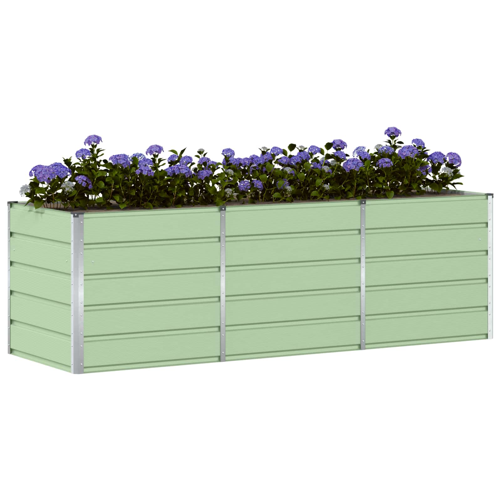 Plantenbak Groen 240 x 80 x 75 cm Staal is nu te koop bij PeponiXL, paradijselijk wonen!
