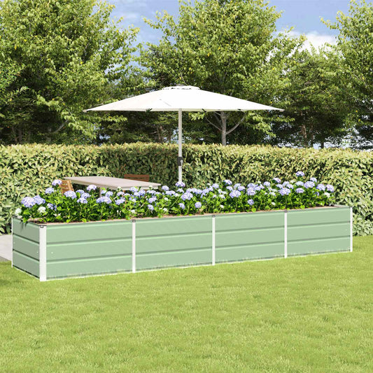 Plantenbak Groen 320 x 80 x 45 cm Staal is nu te koop bij PeponiXL, paradijselijk wonen!
