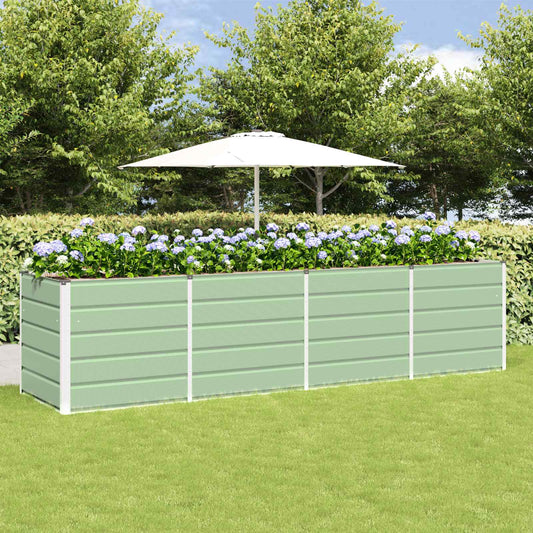 Plantenbak Groen 320 x 80 x 75 cm Staal is nu te koop bij PeponiXL, paradijselijk wonen!