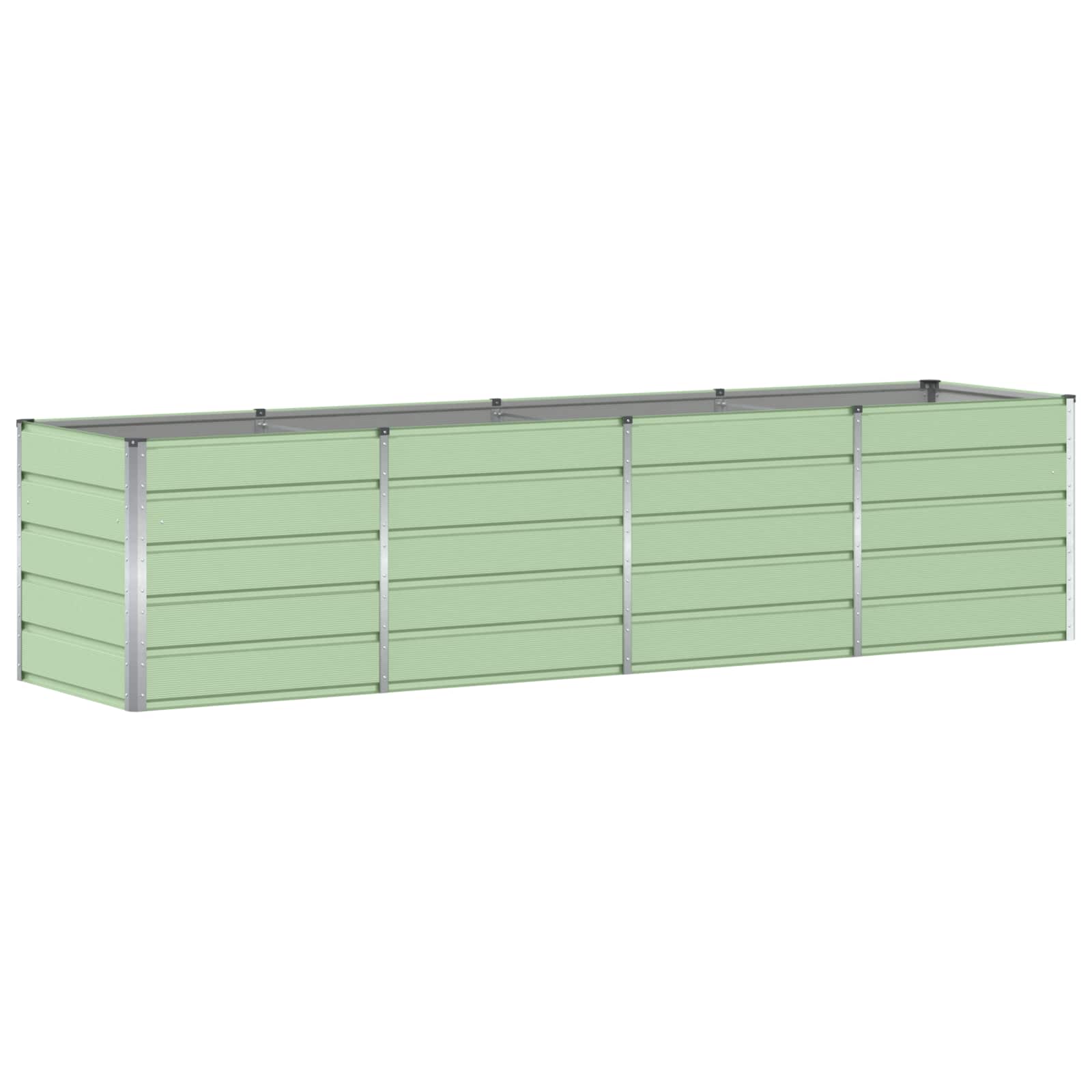 Plantenbak Groen 320 x 80 x 75 cm Staal is nu te koop bij PeponiXL, paradijselijk wonen!