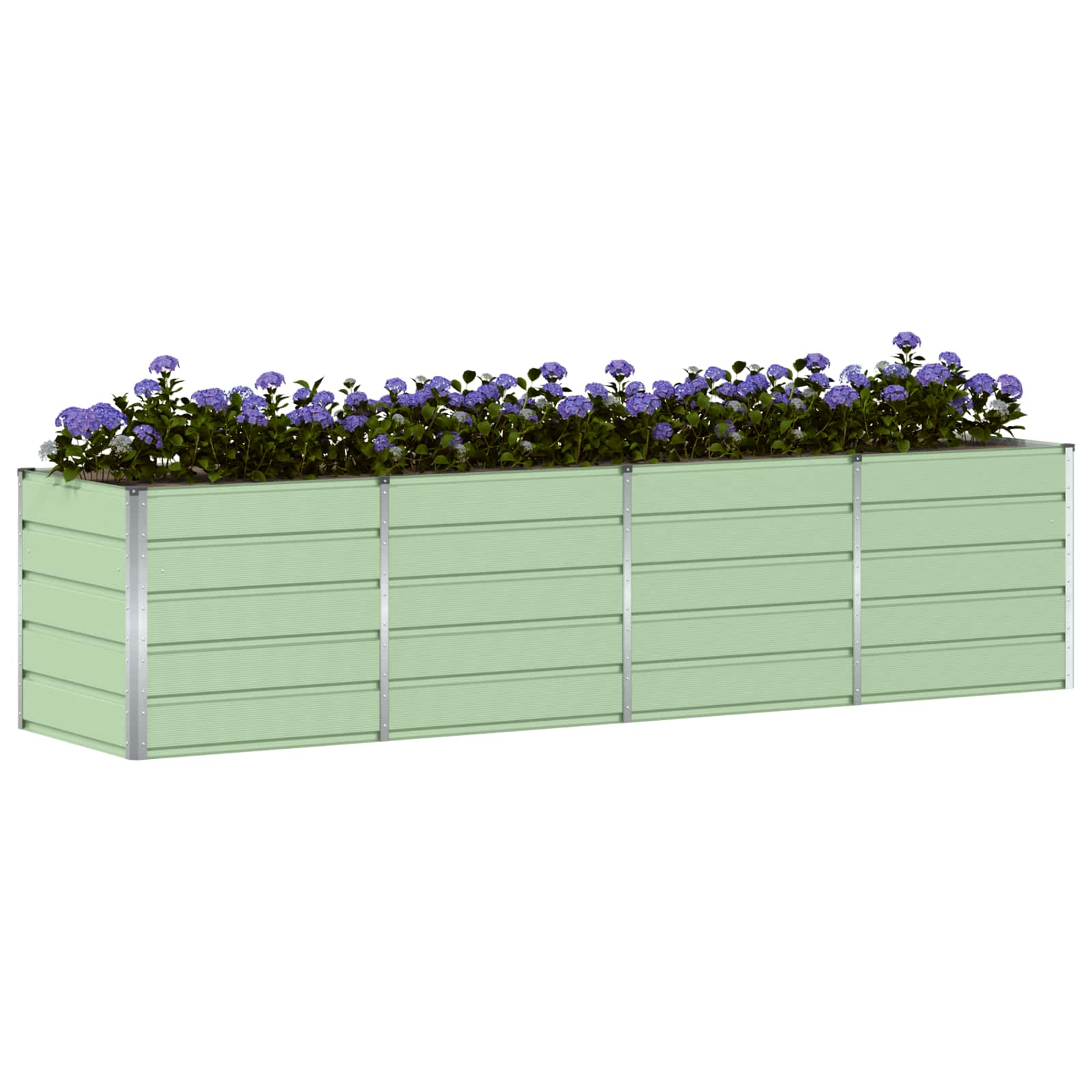 Plantenbak Groen 320 x 80 x 75 cm Staal is nu te koop bij PeponiXL, paradijselijk wonen!