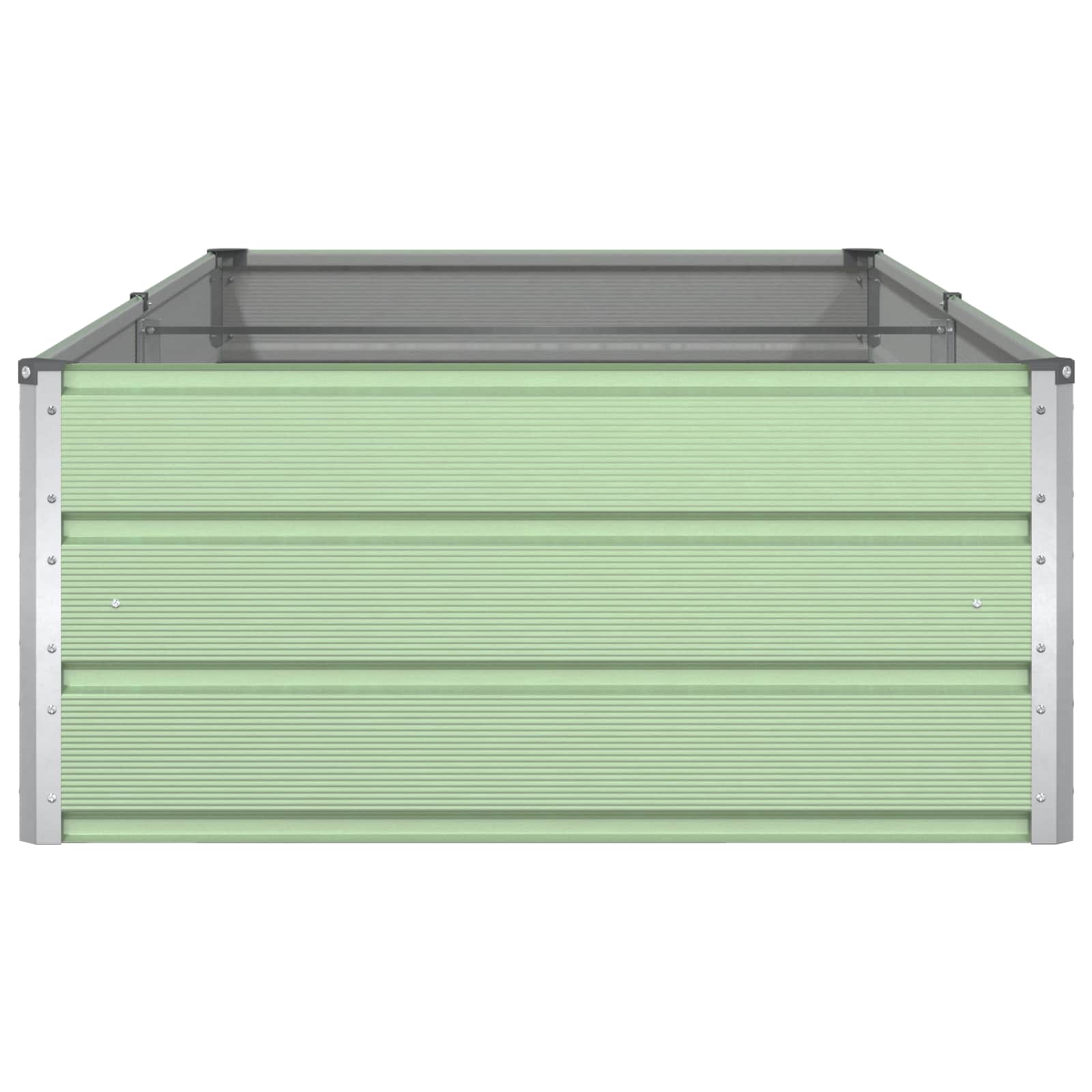 Plantenbak Pastelgroen 195 x 100 x 45 cm Gegalvaniseerd staal is nu te koop bij PeponiXL, paradijselijk wonen!