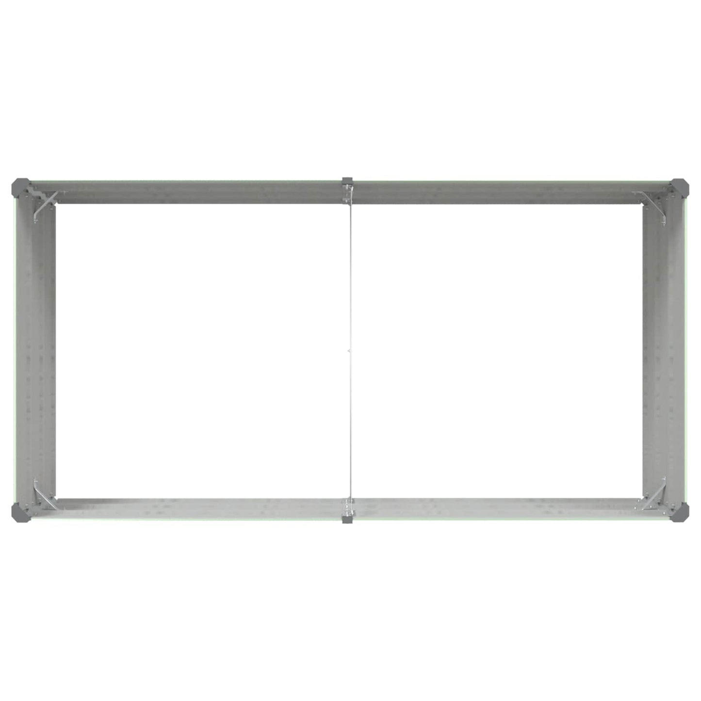 Plantenbak Pastelgroen 195 x 100 x 45 cm Gegalvaniseerd staal is nu te koop bij PeponiXL, paradijselijk wonen!