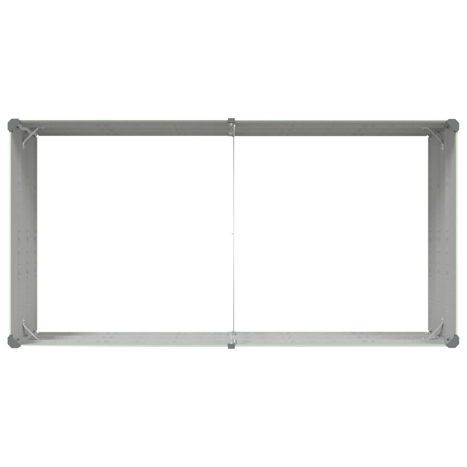 Plantenbak Pastelgroen 195 x 100 x 45 cm Gegalvaniseerd staal is nu te koop bij PeponiXL, paradijselijk wonen!