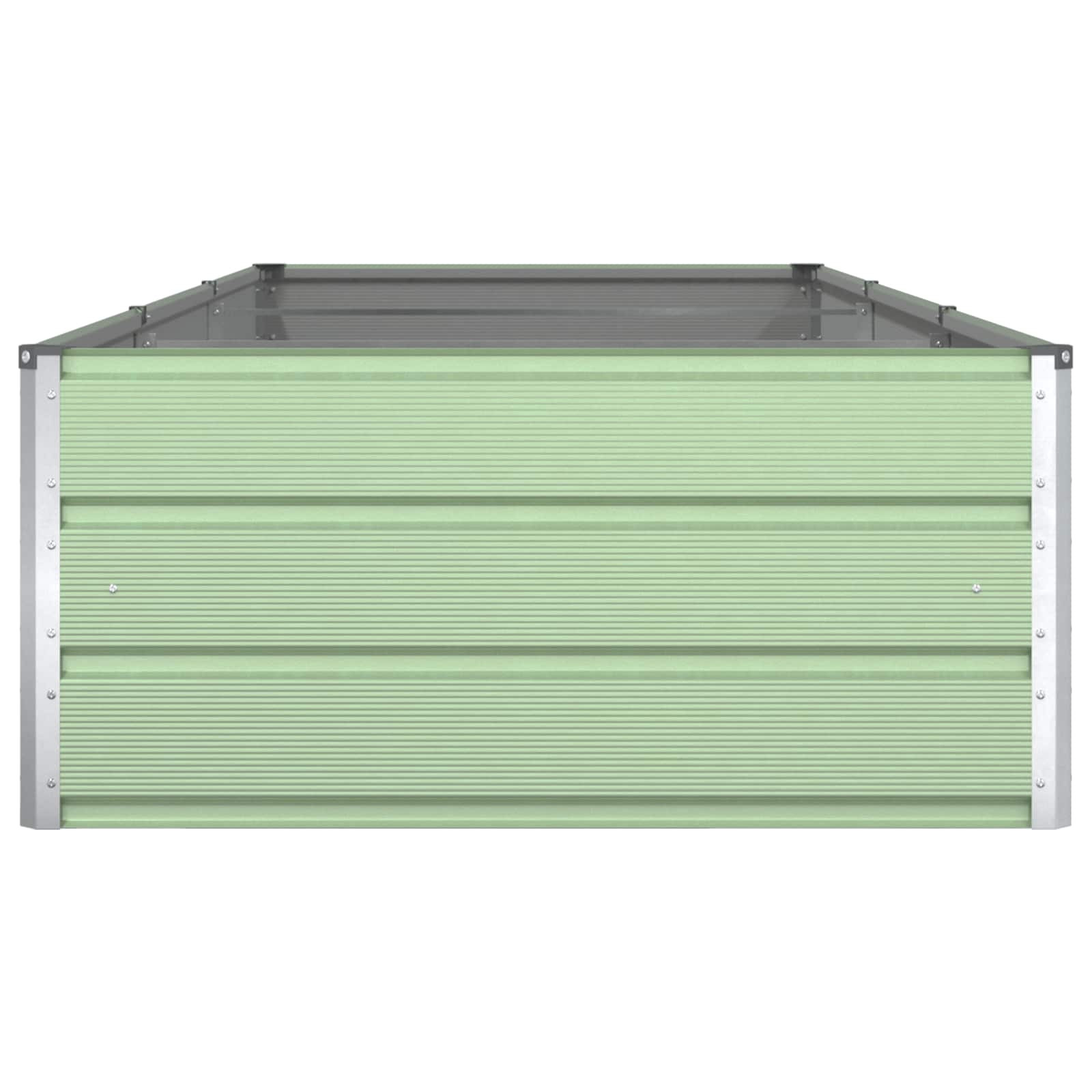 Plantenbak Pastelgroen 290 x 100 x 45 cm Gegalvaniseerd staal is nu te koop bij PeponiXL, paradijselijk wonen!