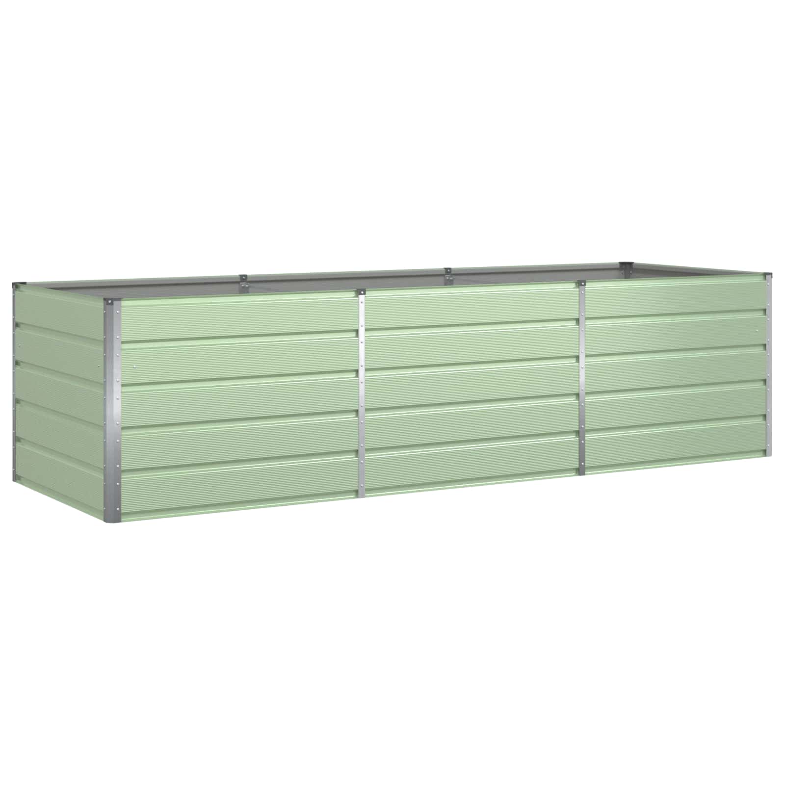 Plantenbak Pastelgroen 290 x 100 x 75 cm Gegalvaniseerd staal is nu te koop bij PeponiXL, paradijselijk wonen!