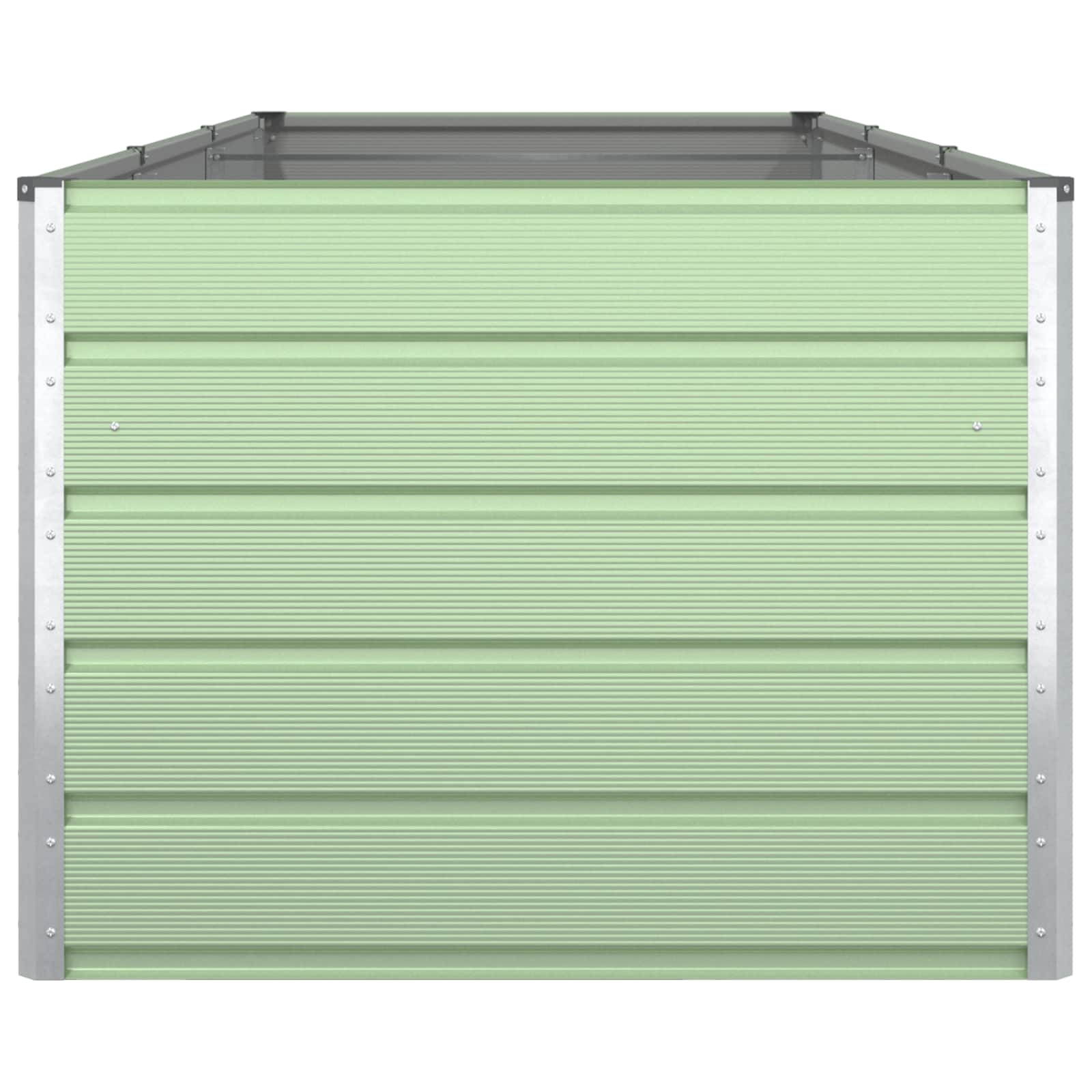 Plantenbak Pastelgroen 290 x 100 x 75 cm Gegalvaniseerd staal is nu te koop bij PeponiXL, paradijselijk wonen!